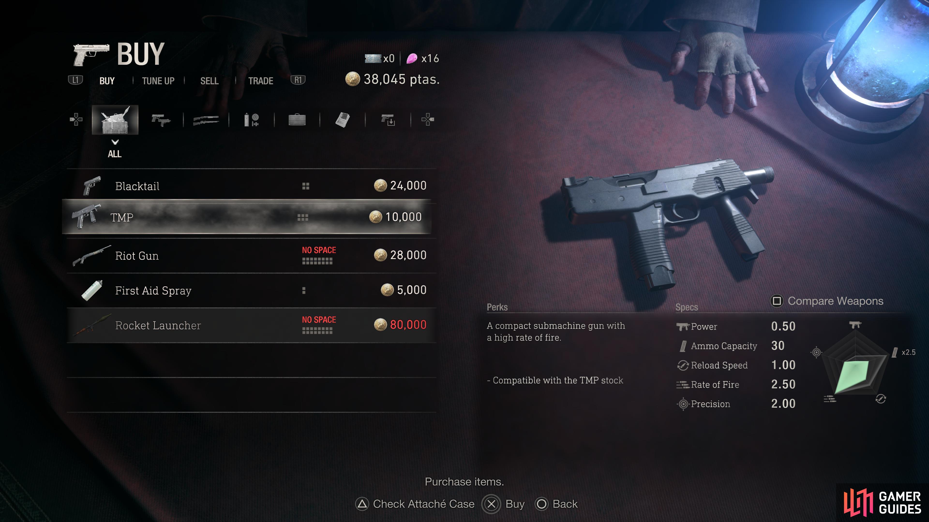Resident Evil 4 Weapon Showcase: Pistols 