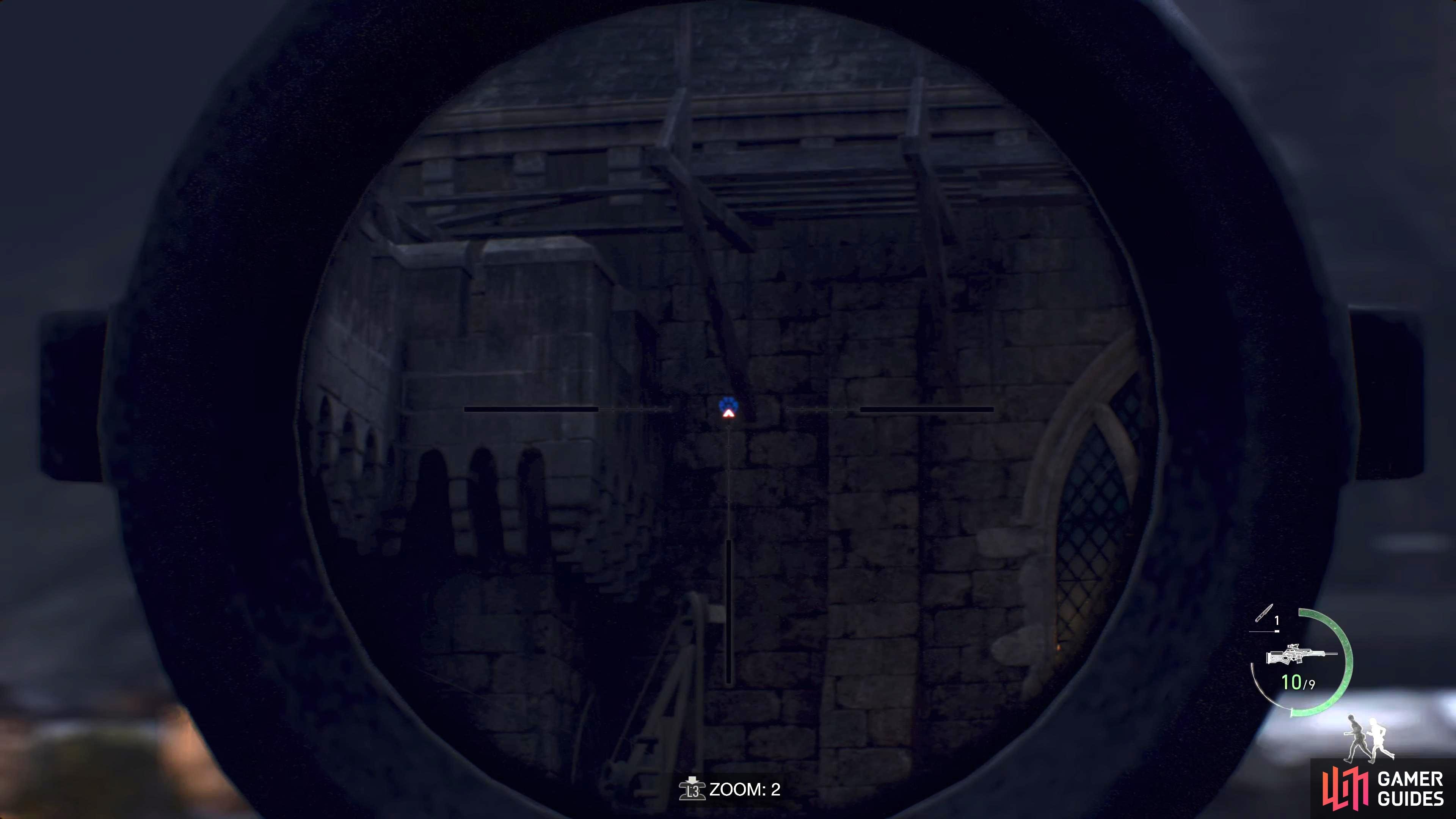 Blue Medallion 2 can be found on the far wall opposite the cannon.