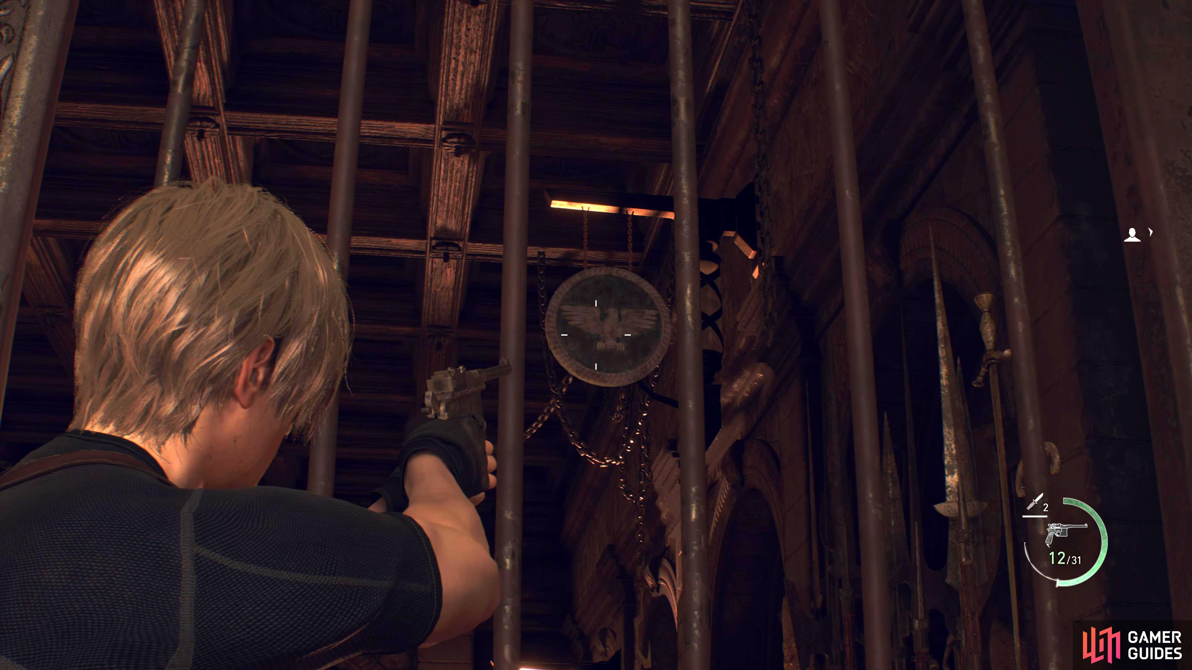 Resident Evil 4 sword puzzle solution, how to solve Treasury puzzle