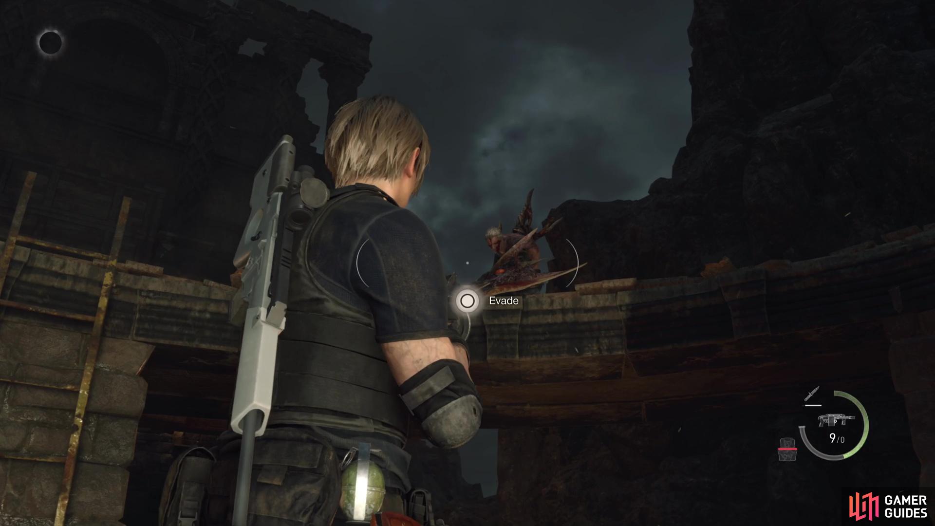 Krauser (Ruins): How to easily beat Krauser (Ruins) boss fight in Resident  Evil 4 remake
