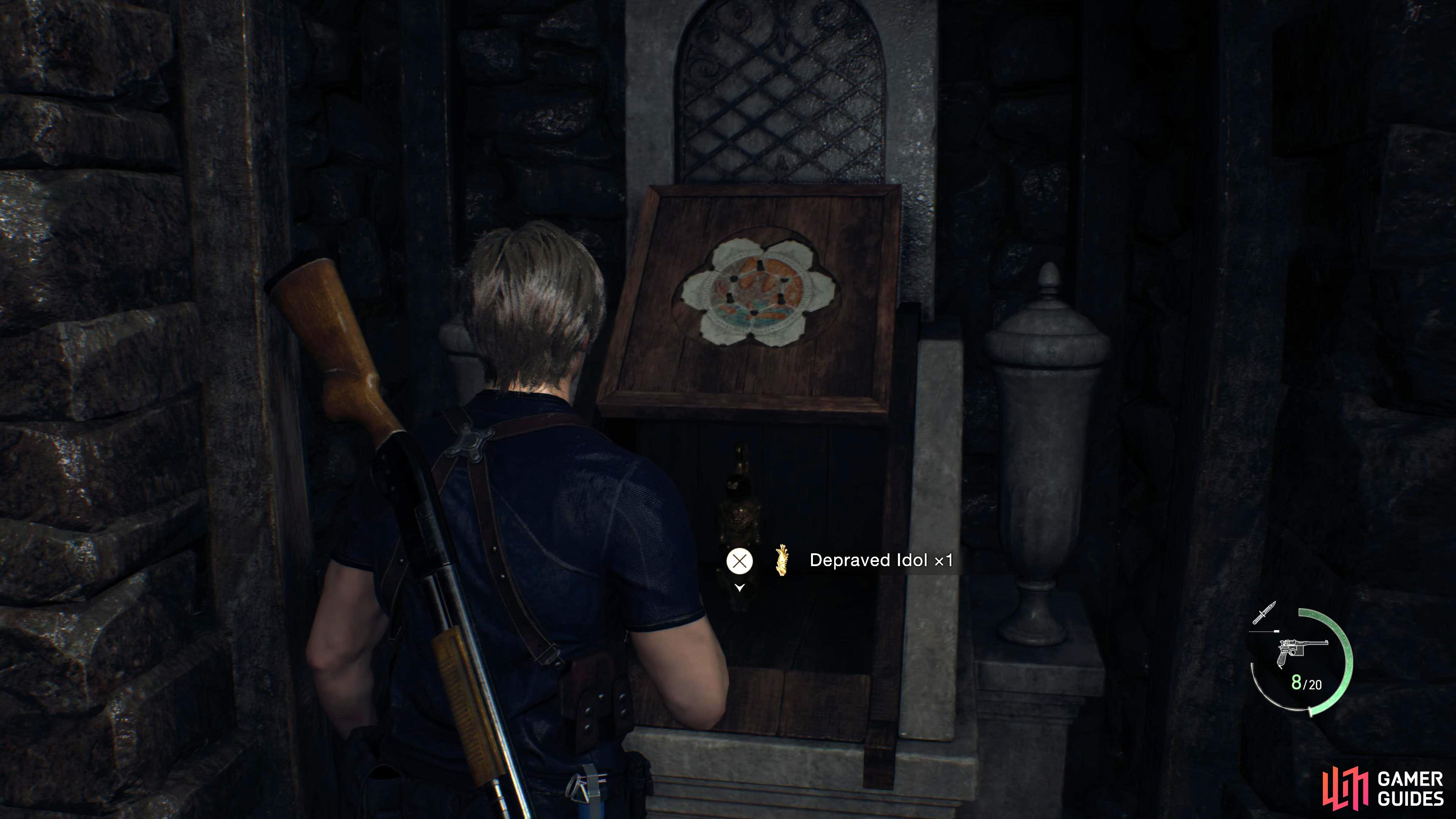 Resident Evil 4 remake hexagon stone pedestal puzzle solution guide -  Polygon