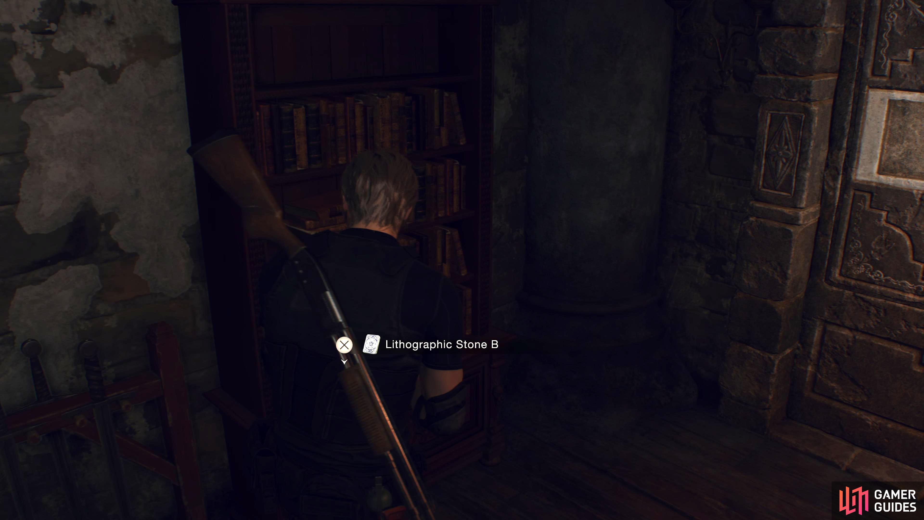 Resident Evil 4 Remake: Bindery Lithographic Stones Puzzle Solution