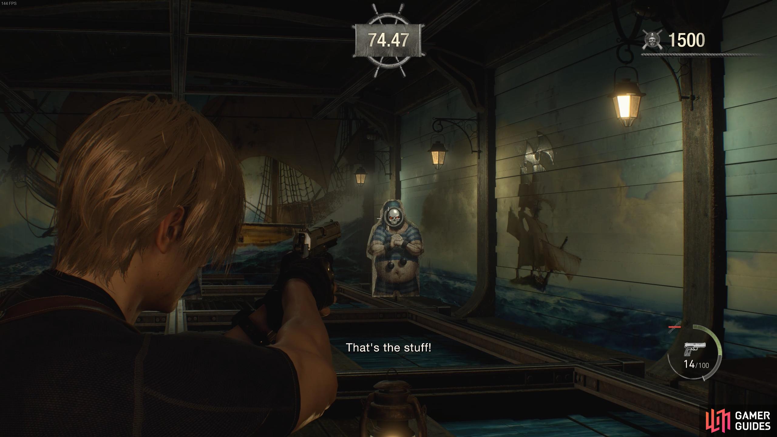 Resident Evil 4 Shooting Gallery and all charms revealed