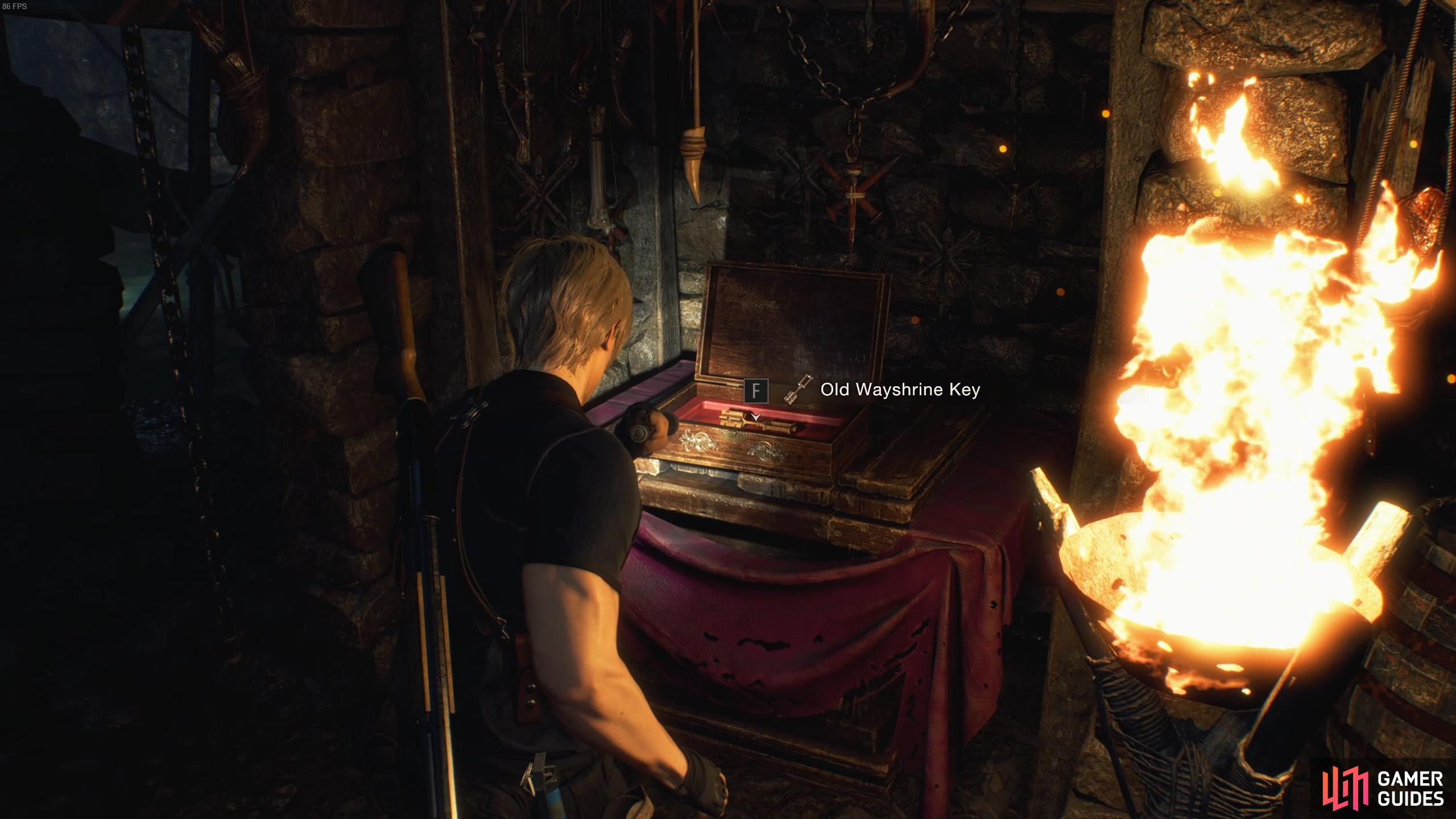 Where to find the Wayshrine Key in 'Resident Evil 4 Remake