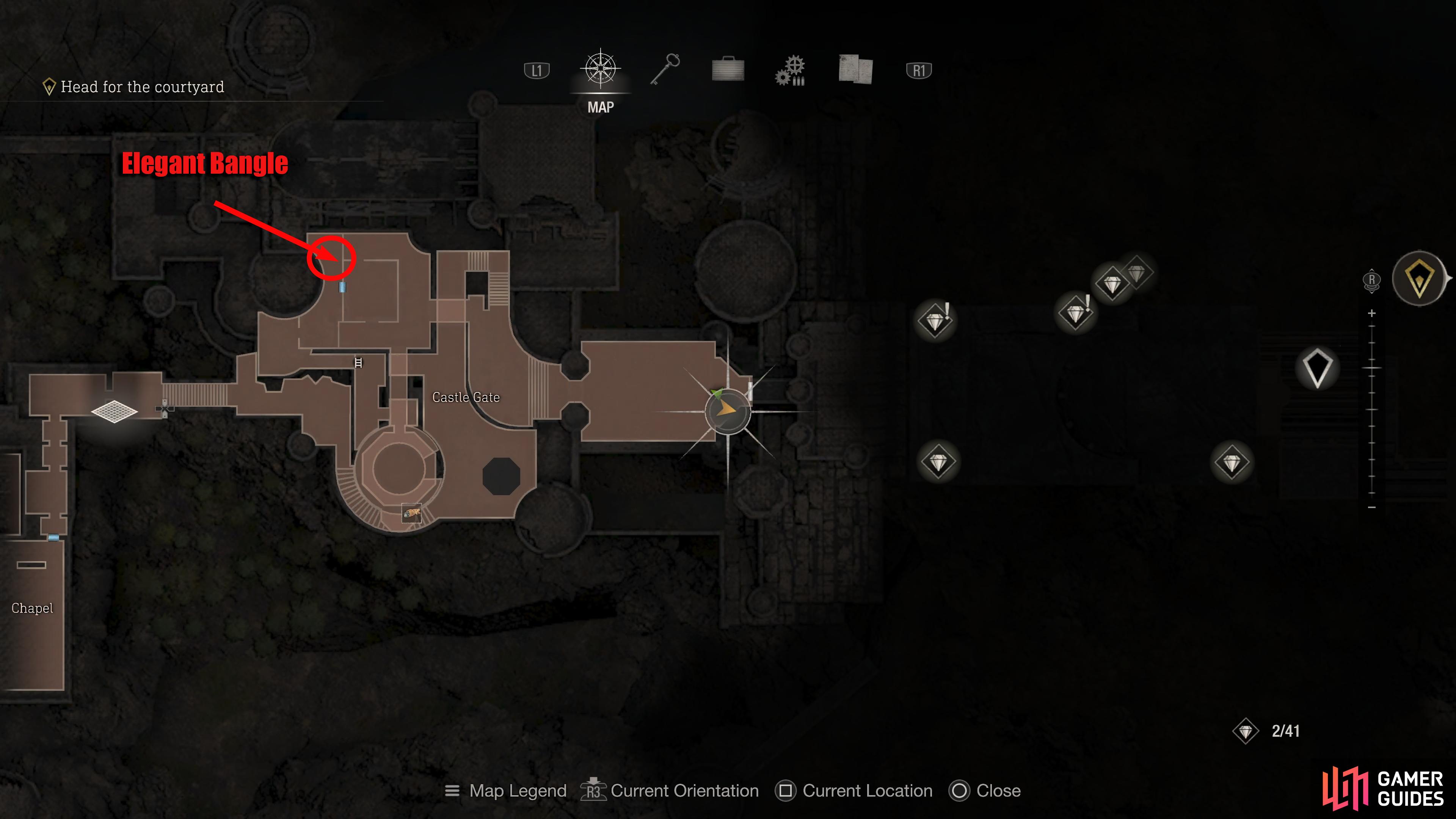 In the same area as the catapult section of Chapter 7.
