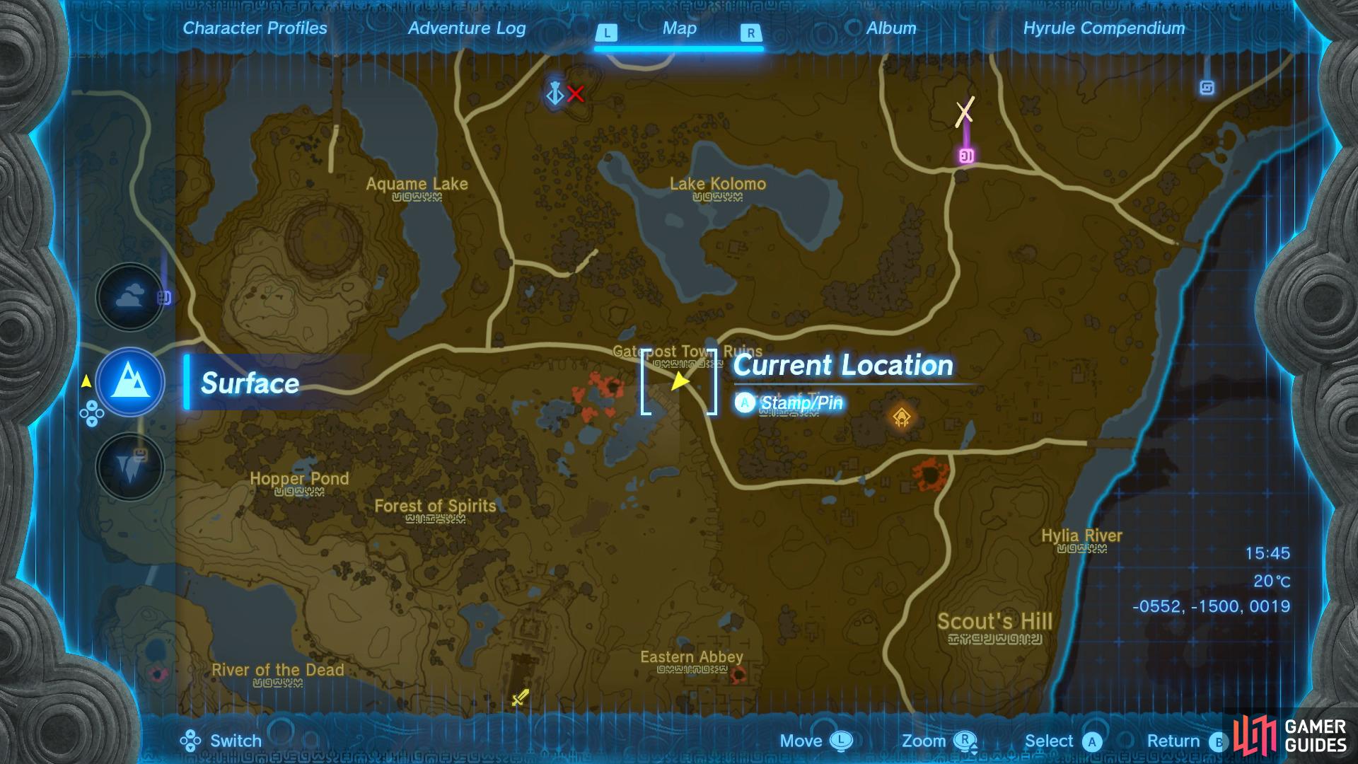Head to this location on the map and smash the rocks to start the quest.