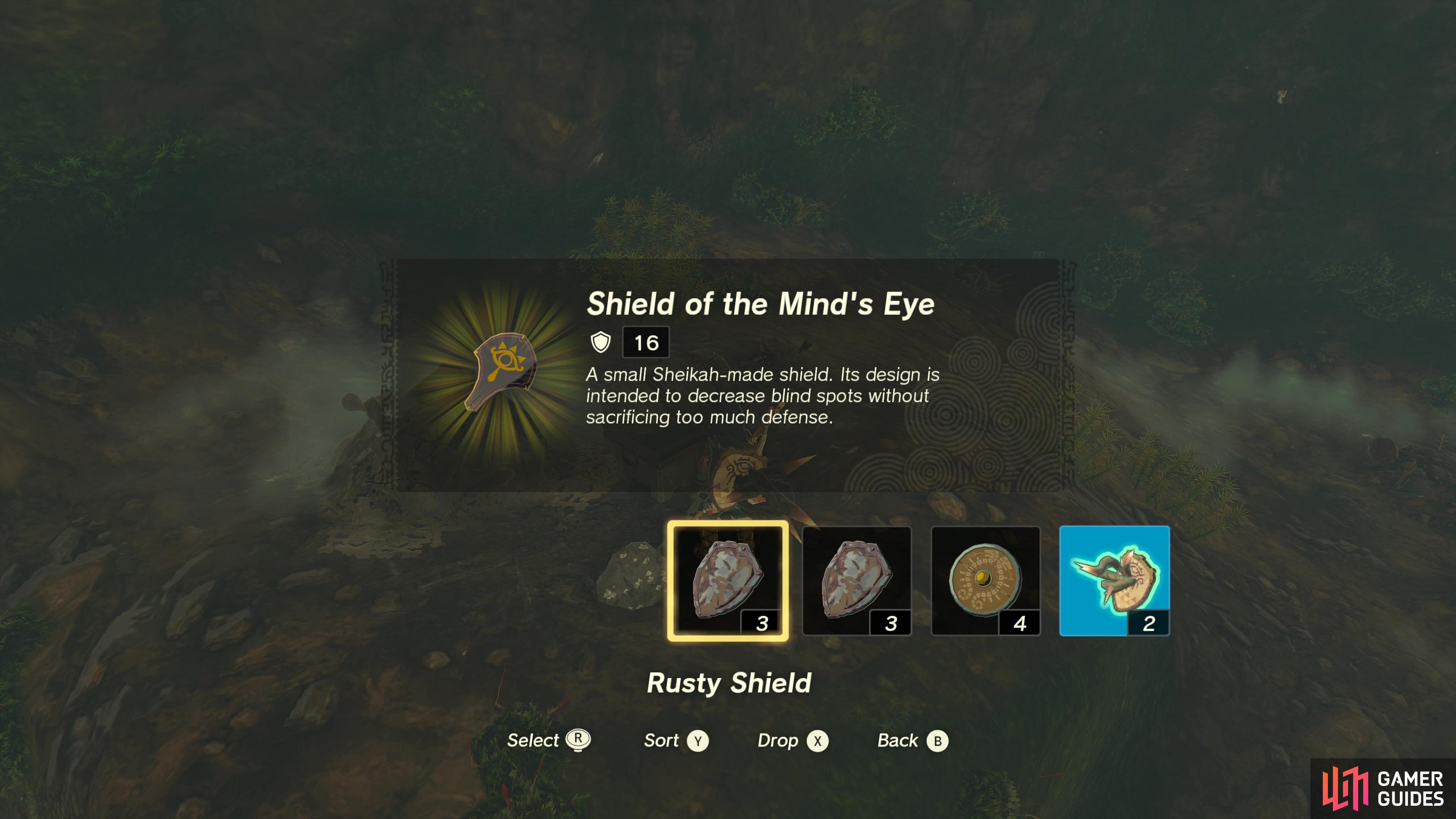 open the chest after for a powerful Shield