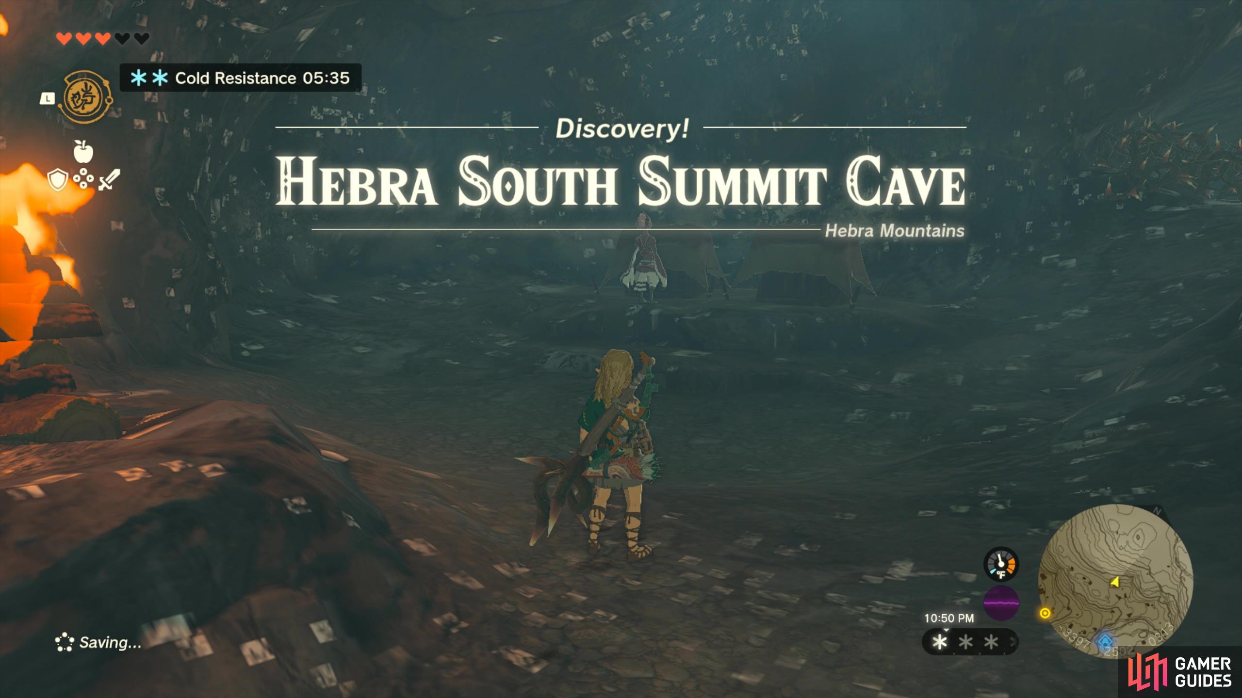 This is Hebra South Summit Cave!
