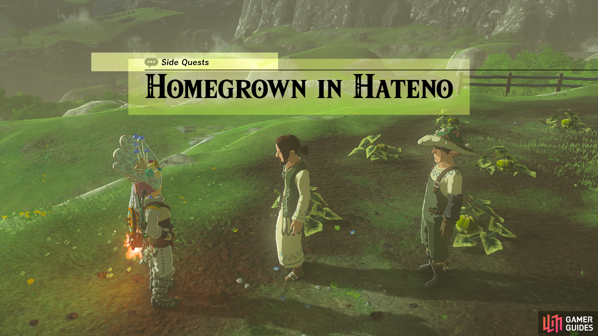 Starting Homegrown in Hateno.