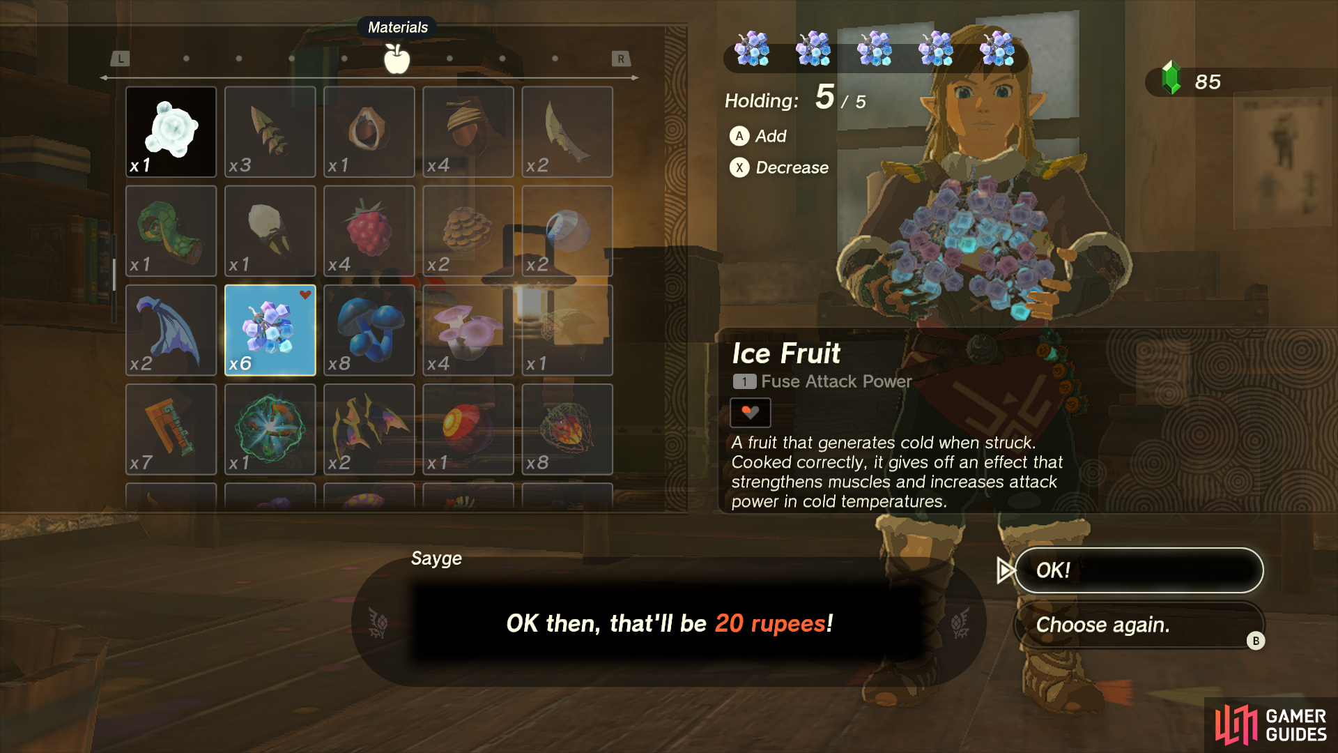 How to Dye Armor Armor Equipment The Legend of Zelda Tears of