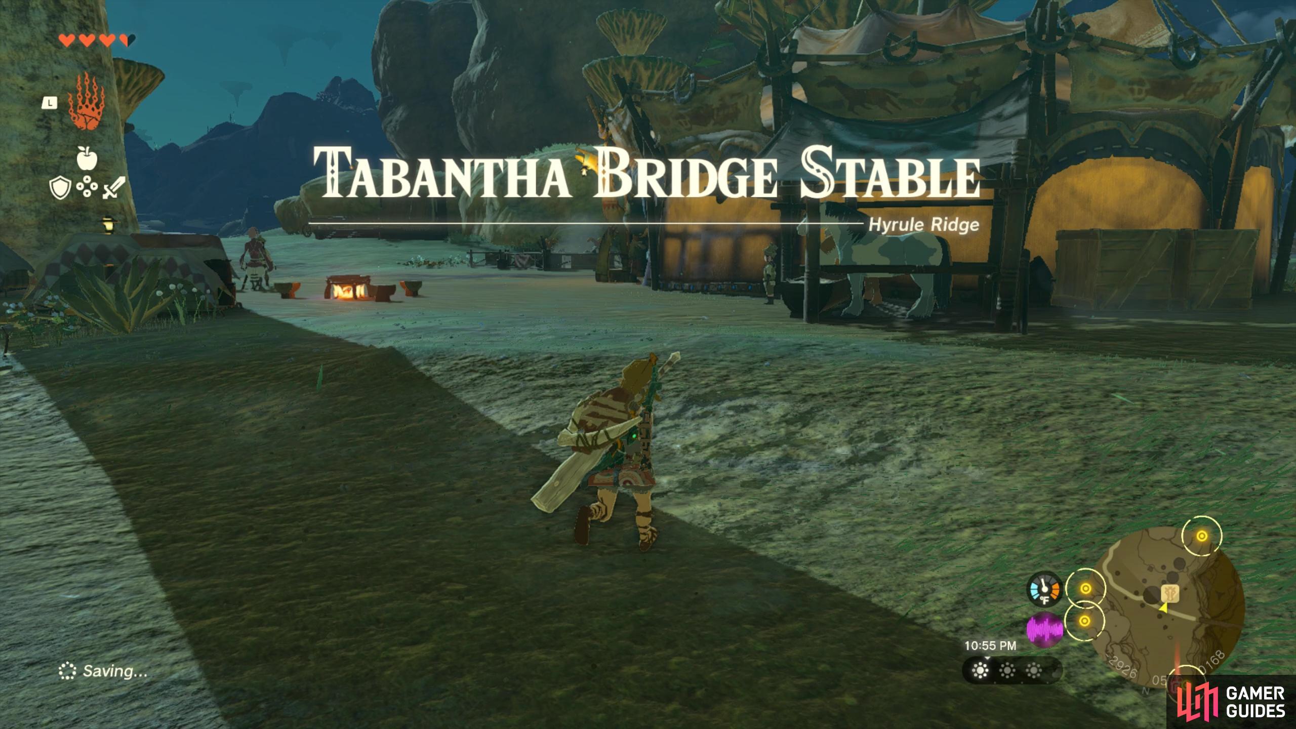 Tabantha Bridge Stable.