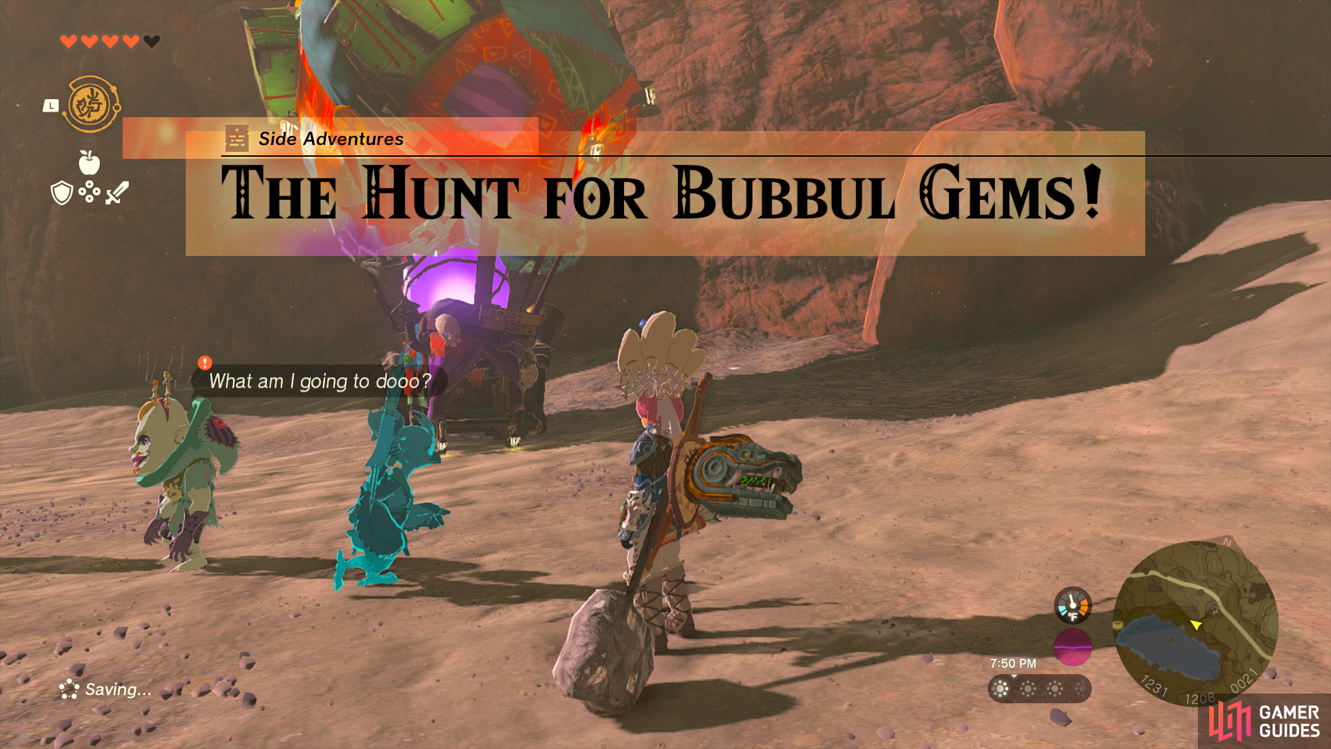 Learning to Trade Bubbul Gems in The Legend of Zelda: Tears of The Kingdom.