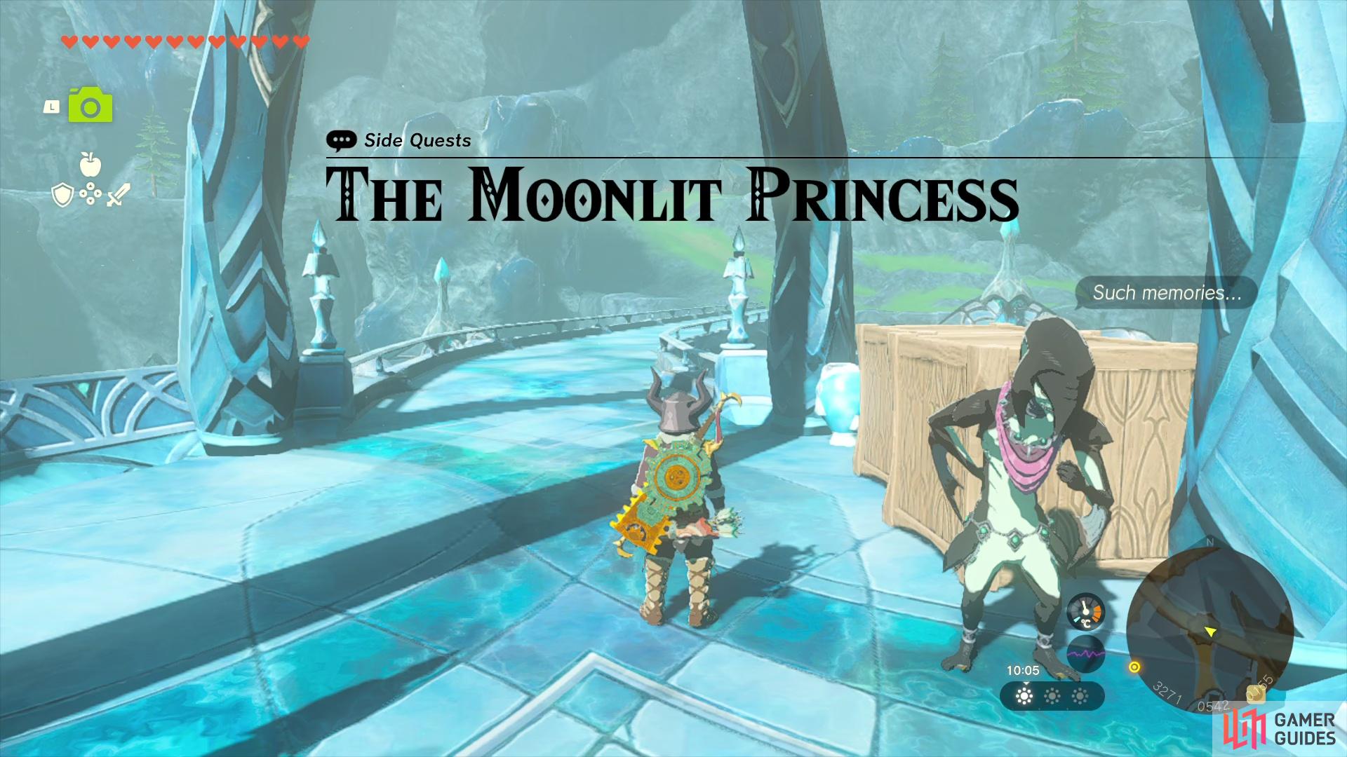 The Moonlit Princess Walkthrough - Zelda Tears of the Kingdom - Lanayru -  Side Quests, The Legend of Zelda: Tears of the Kingdom