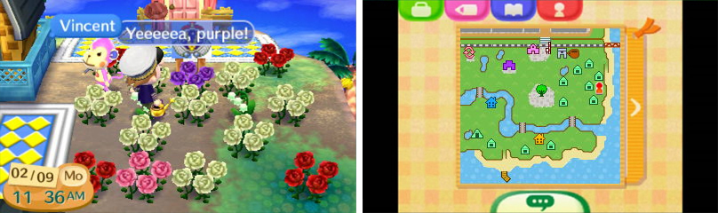 animal crossing flower breeding layout