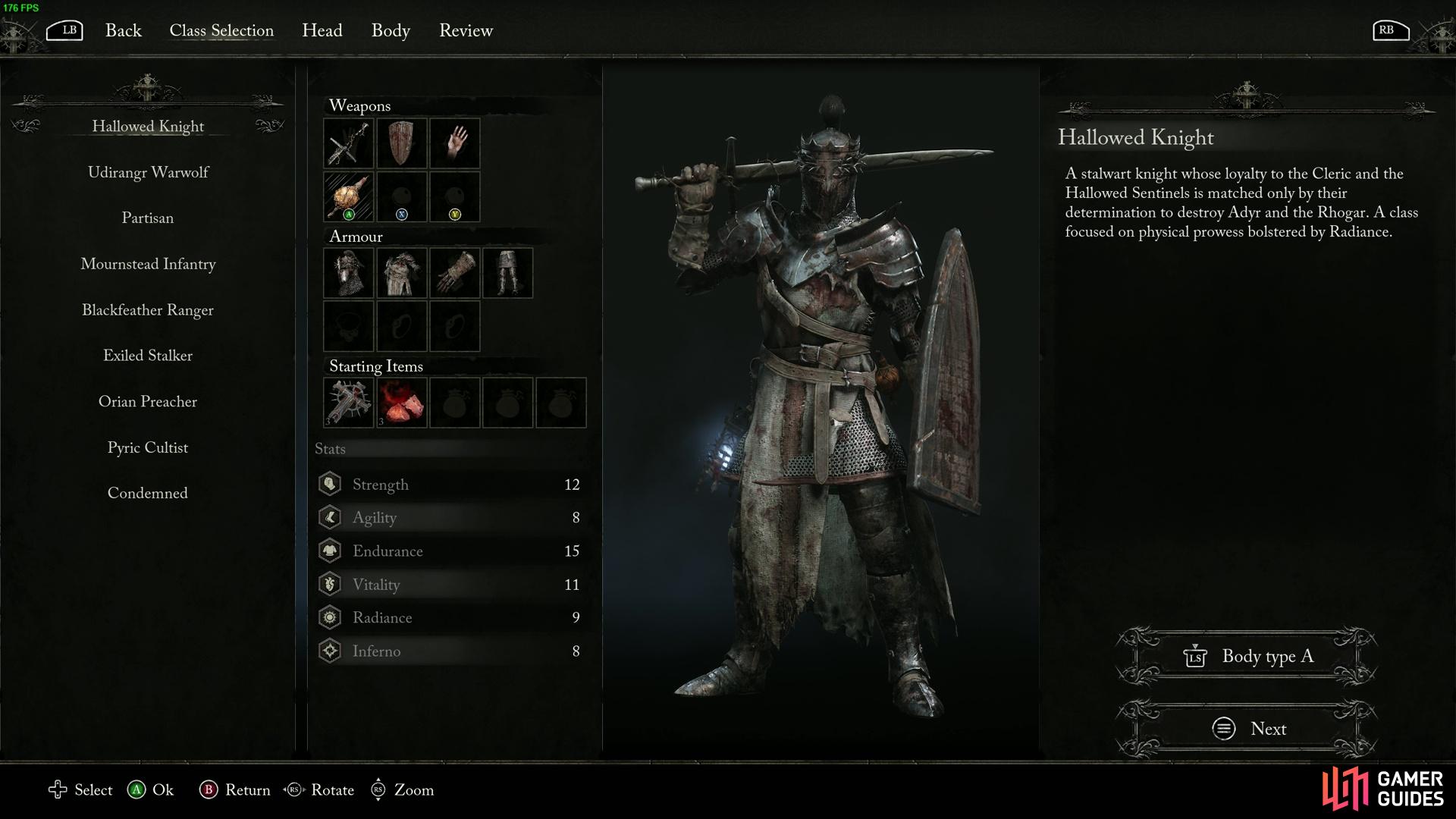 Lords of The Fallen Dark Crusader Starting Class, Lords of The