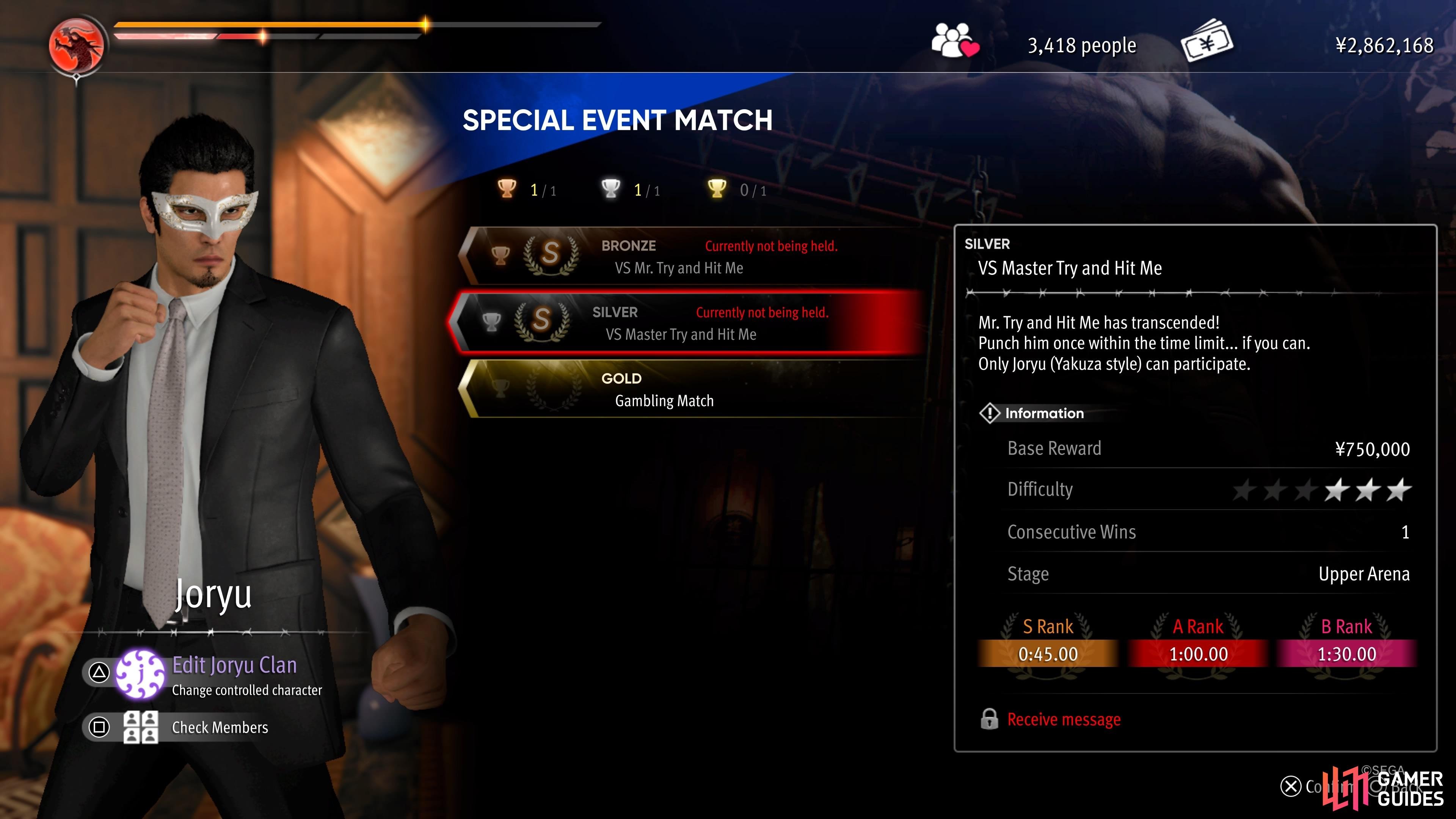 Unlocking all of the matches at the Coliseum can be a little confusing.