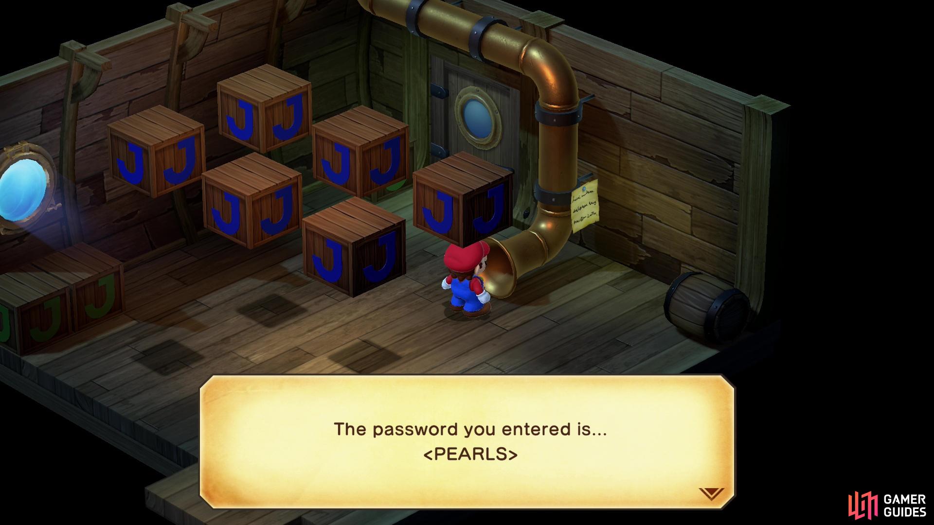 Six Puzzle Password Guide Sunken Ship Super Mario RPG Star Hill Region Walkthrough
