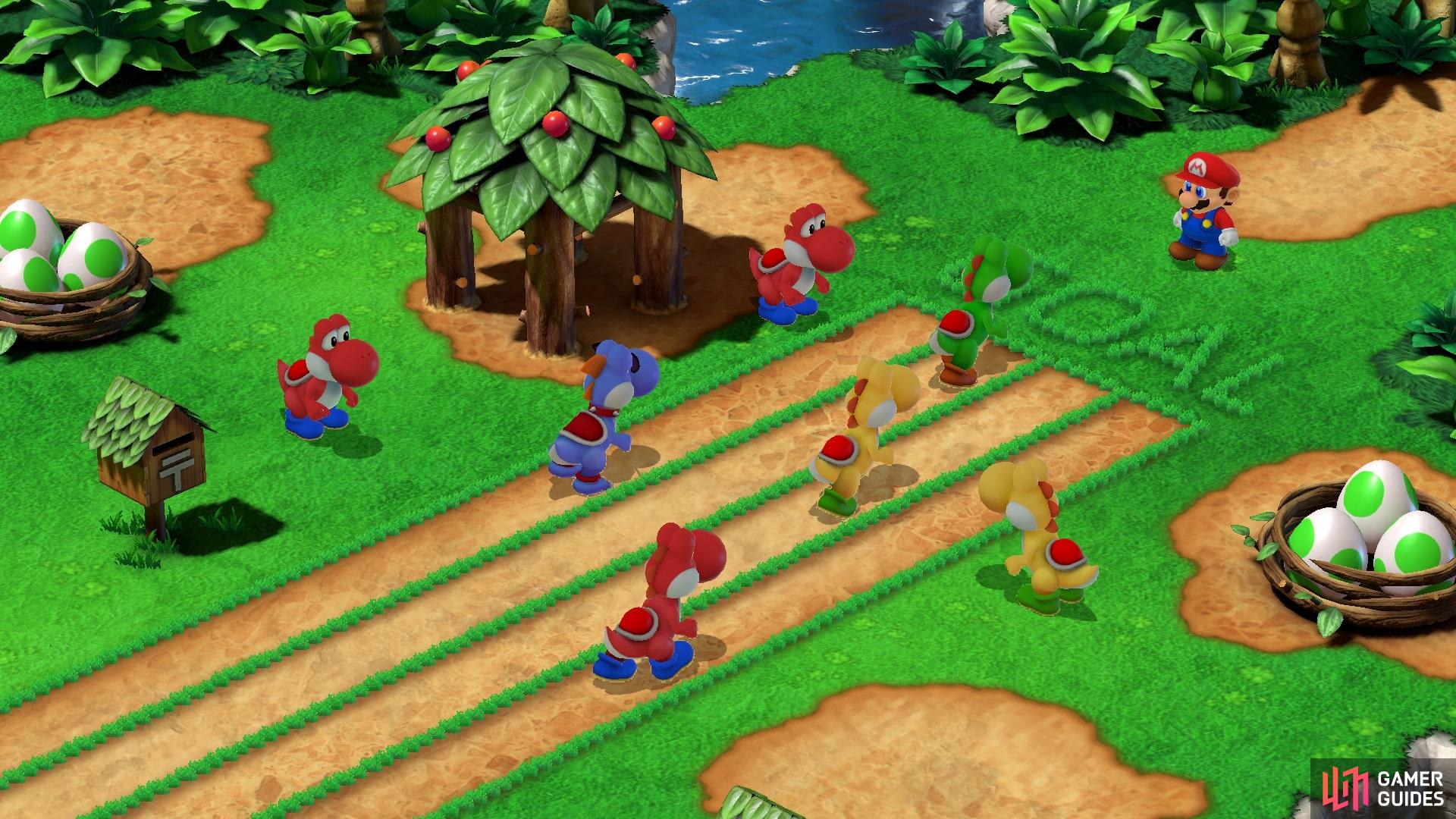Yoshi Racing Game How to Win The Yoshi Race - Mushroom Derby - Mini Game Walkthroughs ...