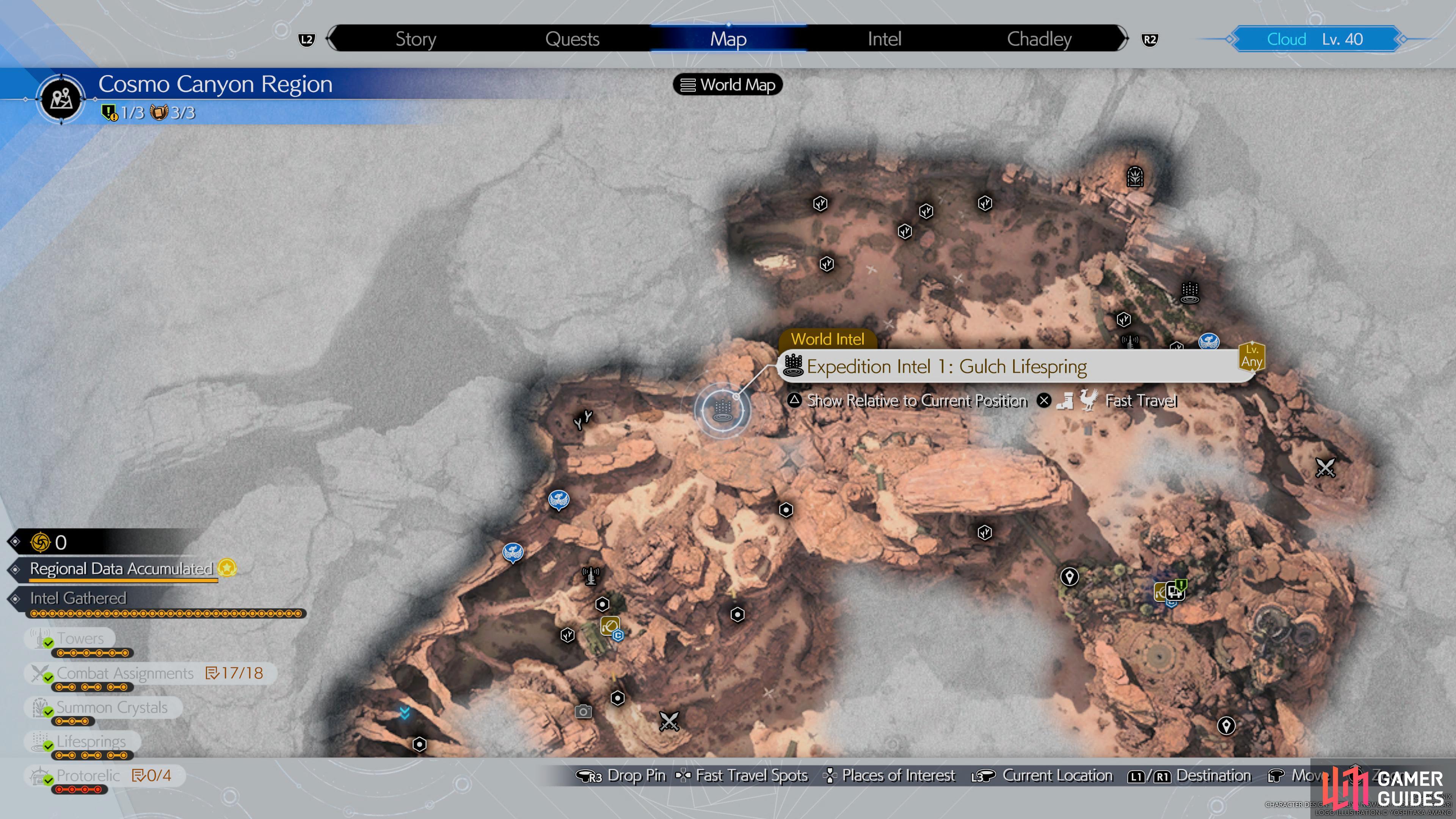 All Cosmo Canyon Expedition Intel Locations Final Fantasy VII Rebirth Cosmo Canyon World