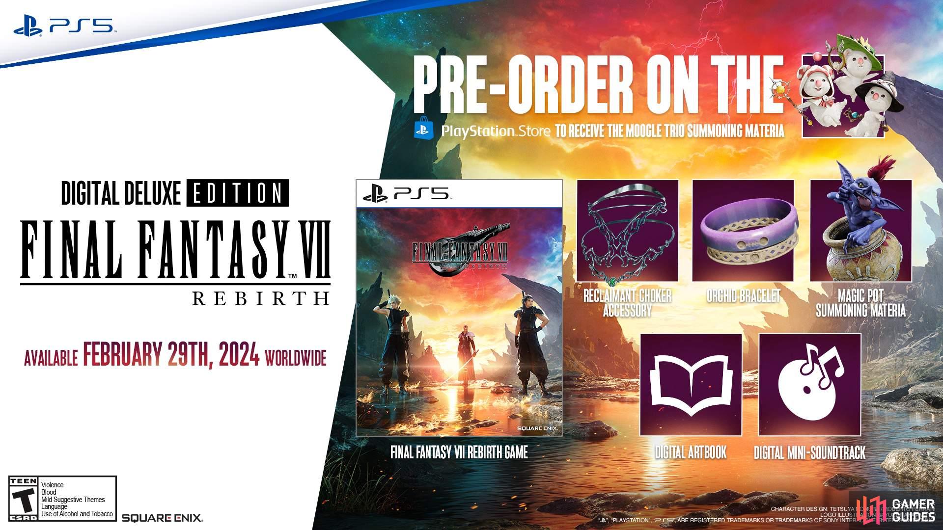 Which Editions of Final Fantasy 7 Rebirth Are Available?