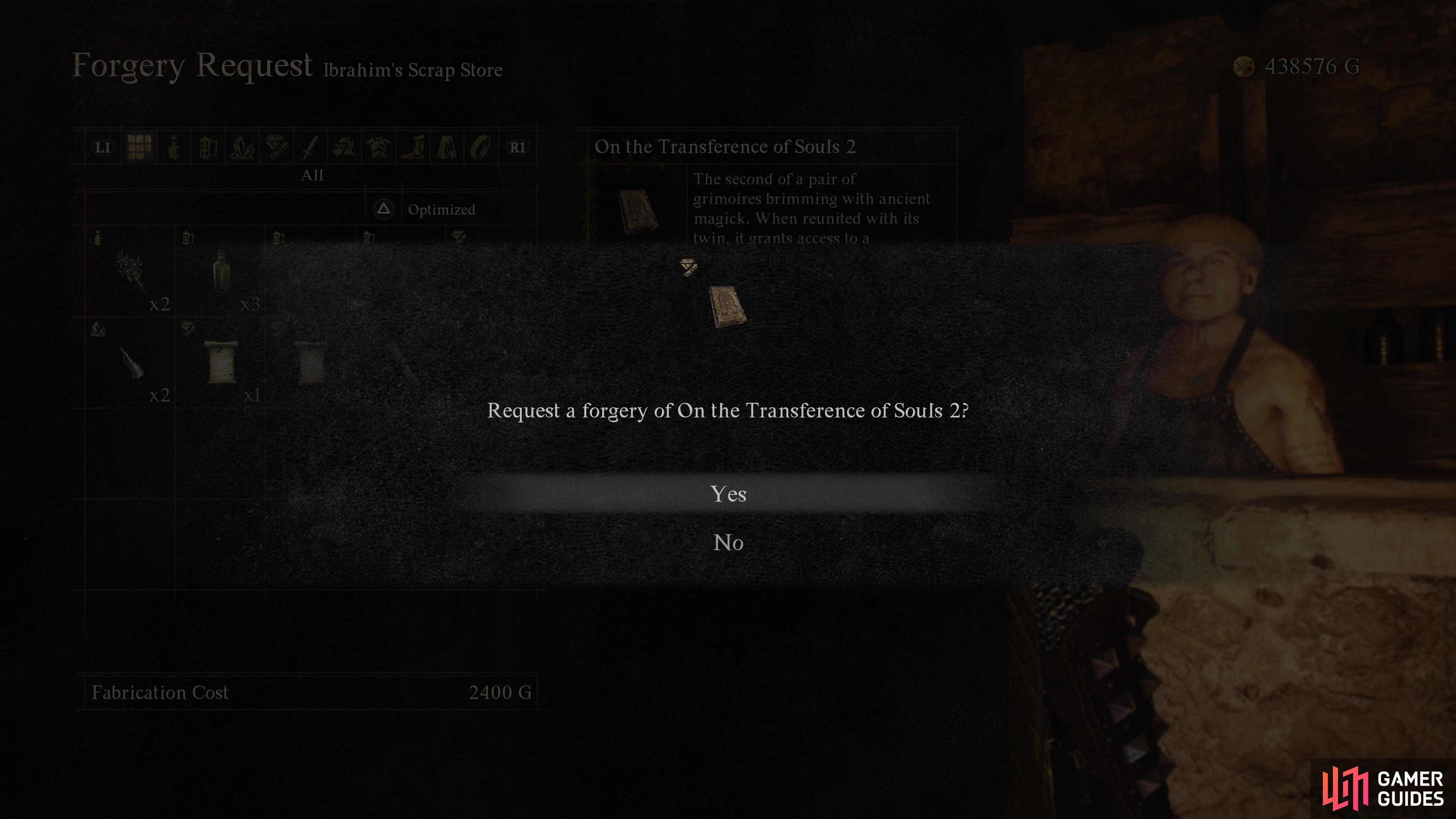 then pay to have it forged.
