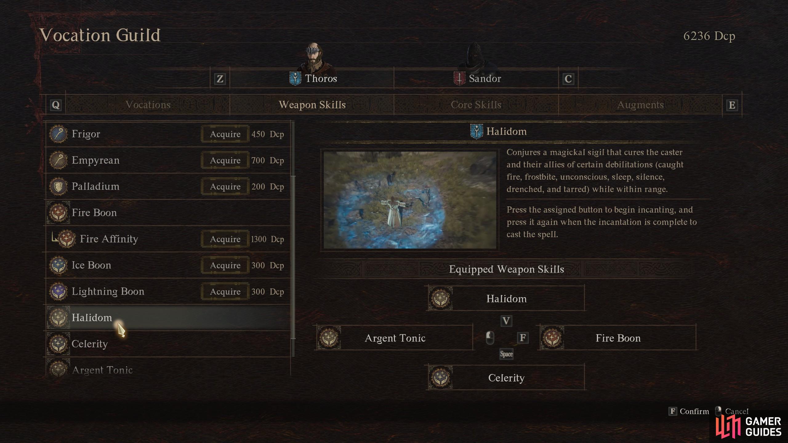 Here is an example of what an early-game support mage build can look like in Dragon’s Dogma 2.