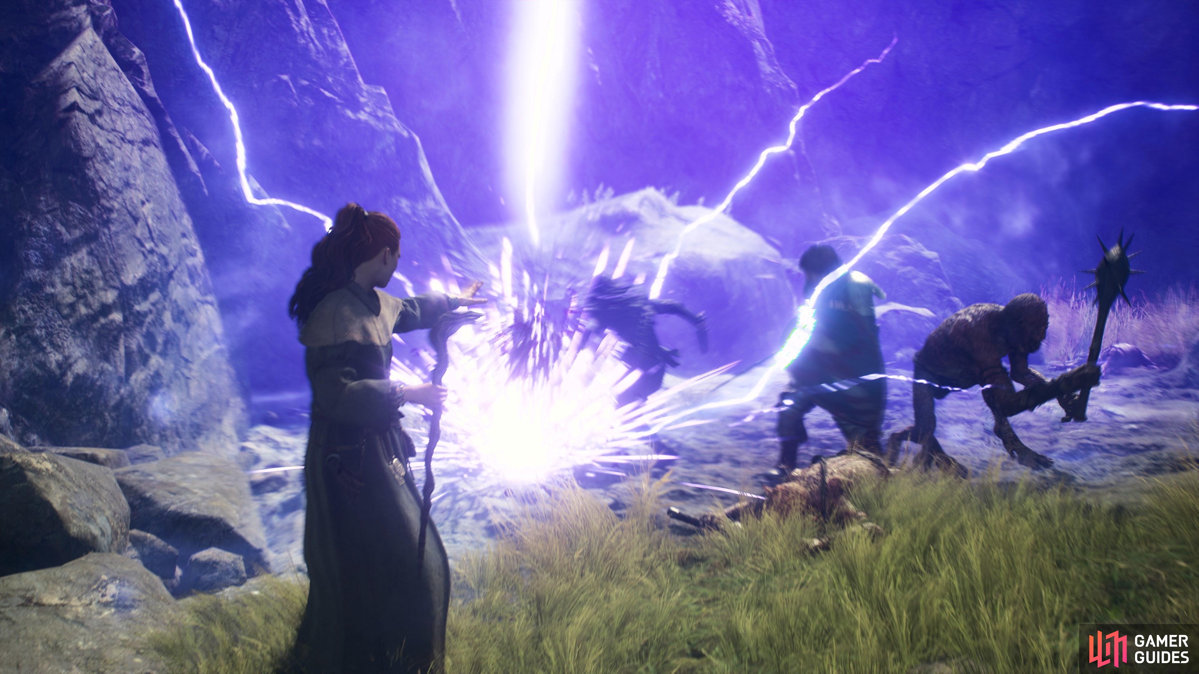 Here is a look at the type of spells a Mage can cast in Dragon’s Dogma 2. Image via Capacom