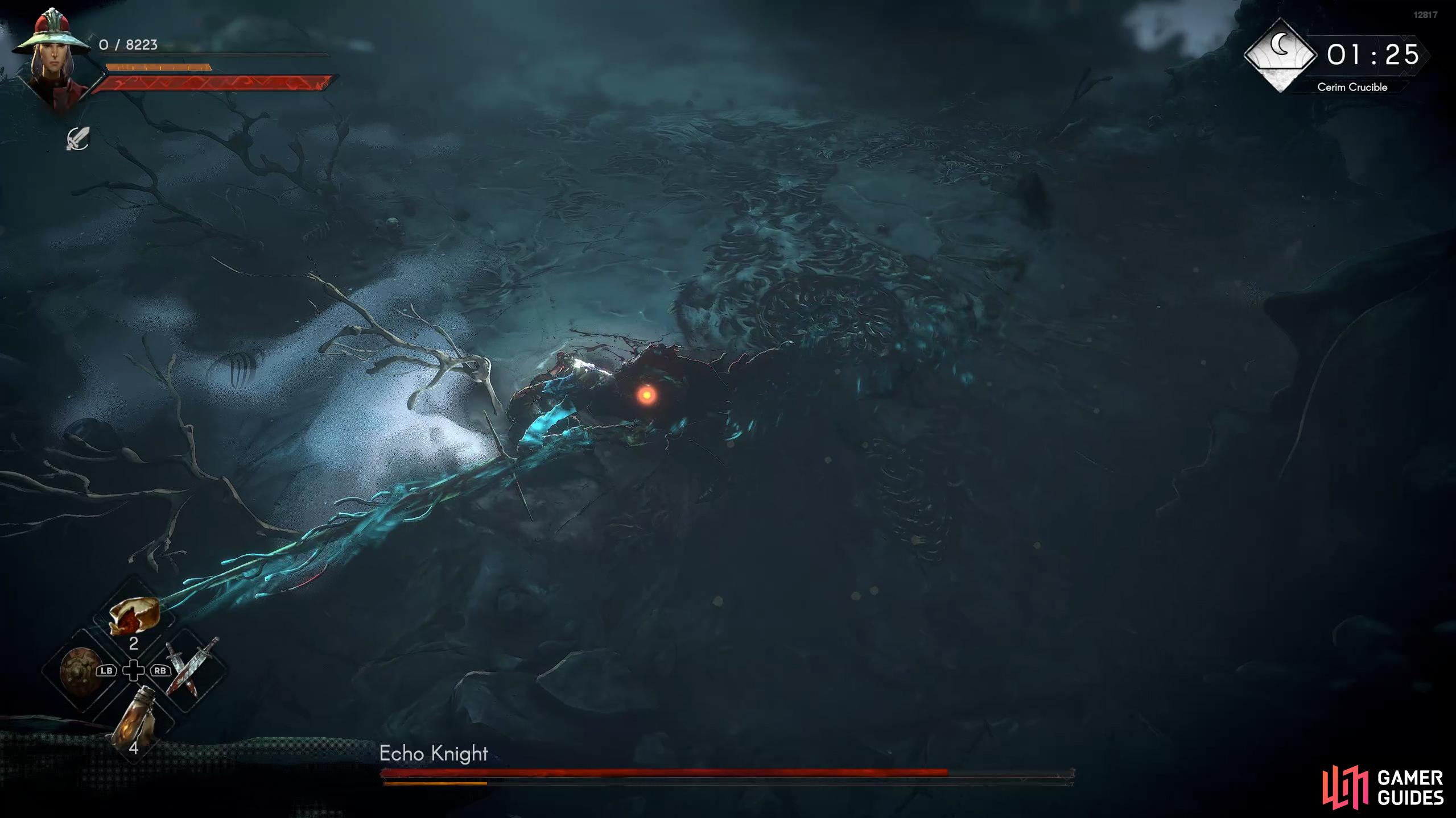 Triple Thrust: What’s worse is the boss can change direction and track you with them.