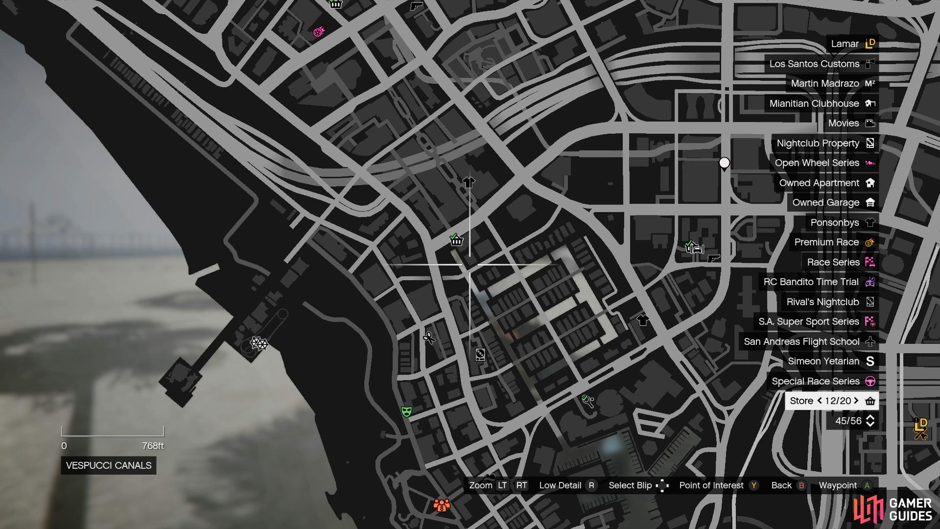 I got GTA V premium edition. There was a map of Los Santos. I