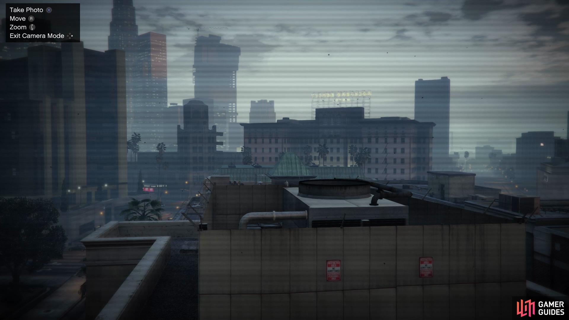 and take the picture of the roof vents by lining the camera up like this.