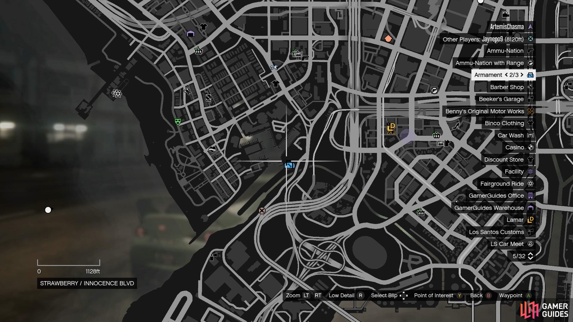 Where is Los Santos located in GTA 5?