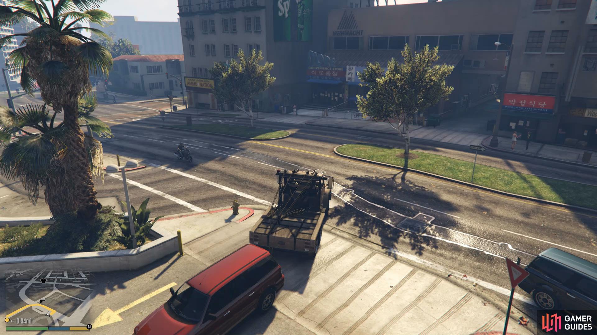 then watch out for the cars position when cornering