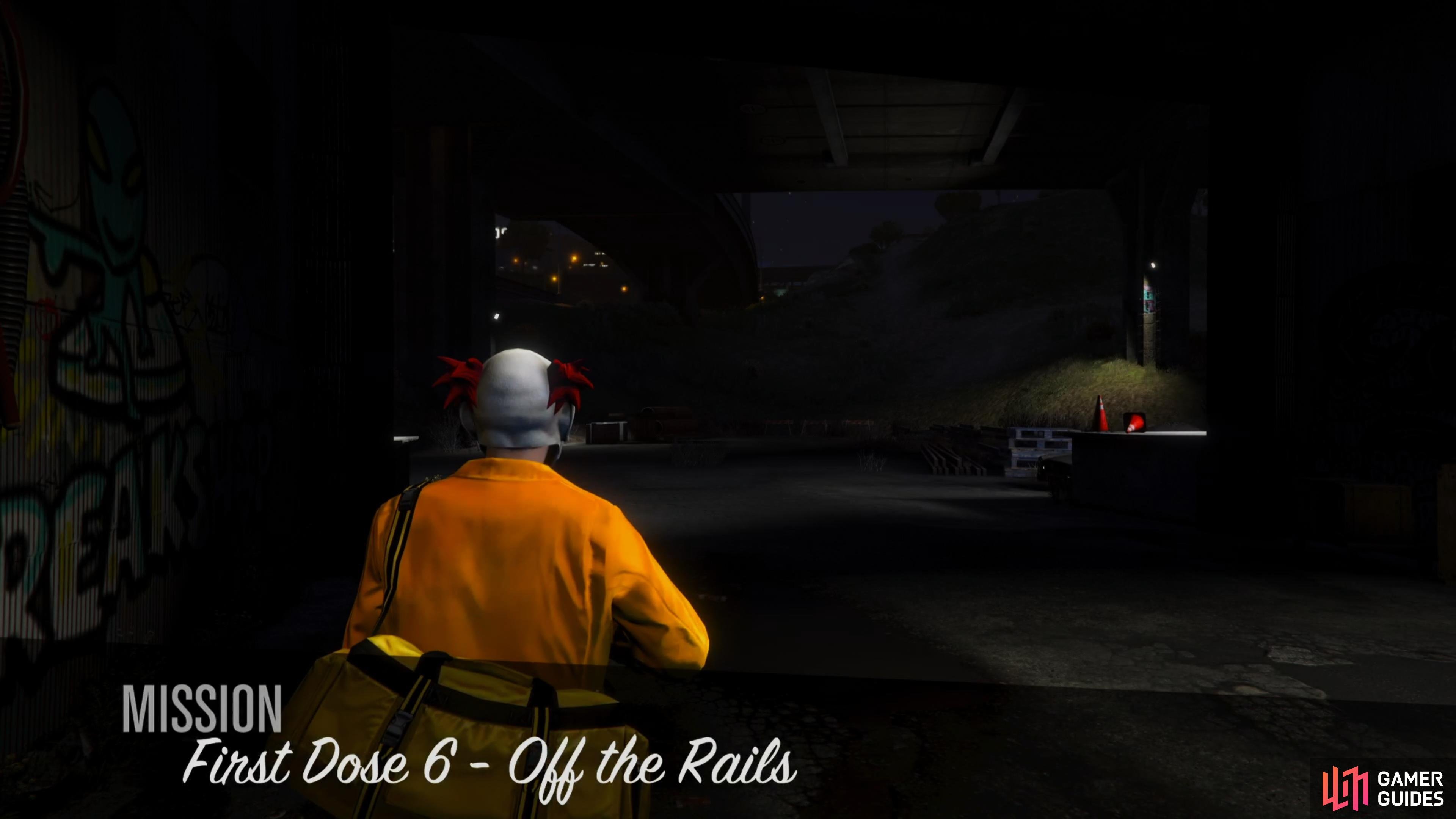 You can start the Off the Rails Mission from the Abandoned Warehouse.