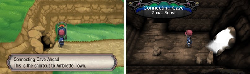 There are Zubats here, but fortunately they're not as common as in previous games.