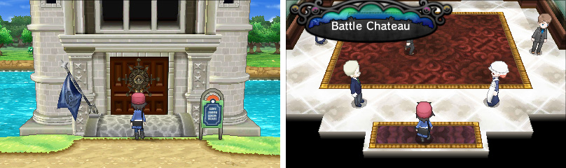 The Battle Chateau is found early in the game while going along Route 7.