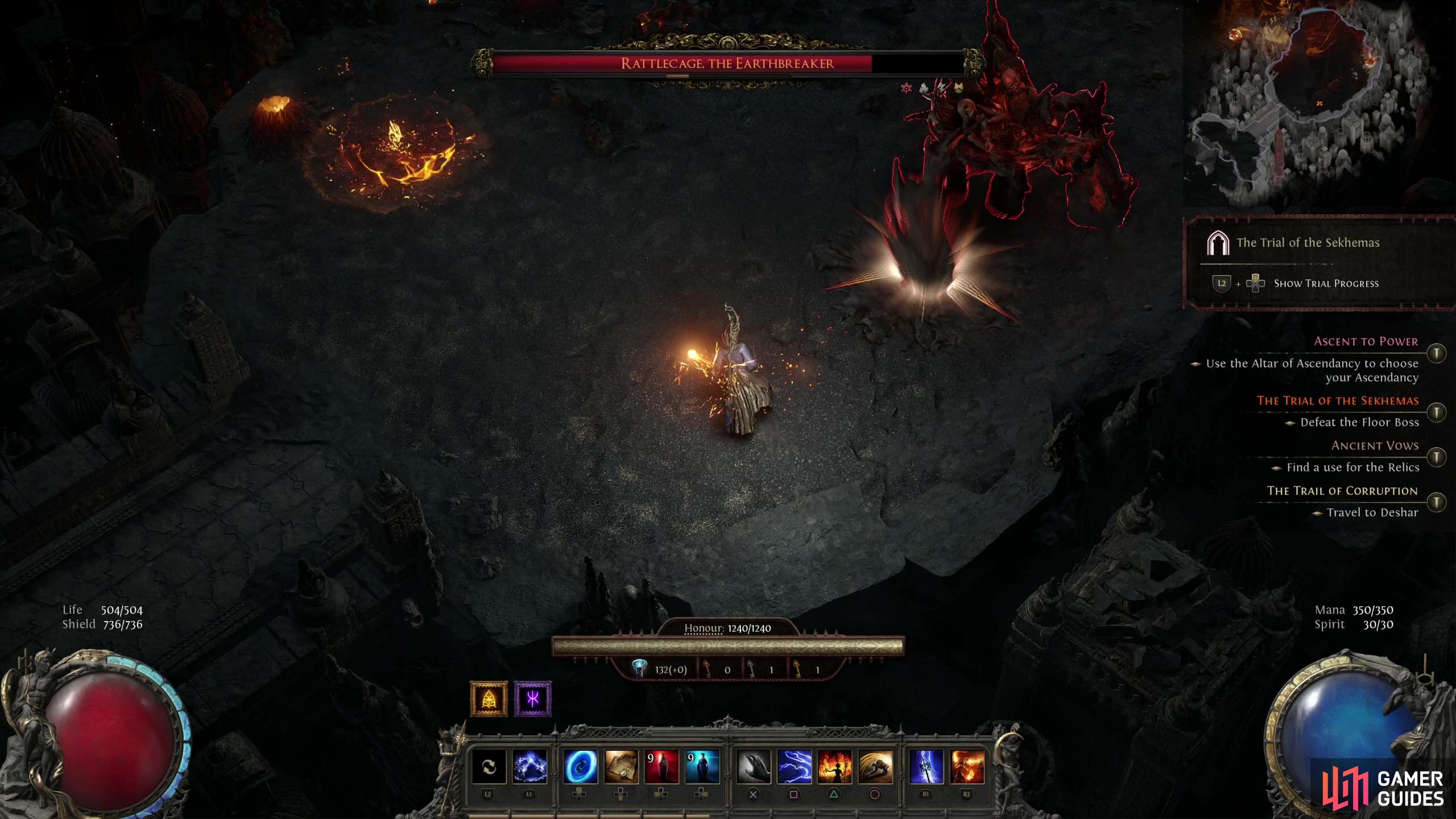Ascent to Power - Rattlecage the Earthbreaker Boss Guide - Act 2 ...