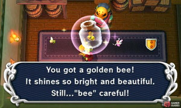 Why the heck would you buy the Golden Bee for 9999 rupees? To empty your pockets of course! Once you have 9999 rupees and obtained everything in the game, you can buy the Golden Bee to set your rupee count to zero, so you can collect more rupees (for example, from Treacherous Tower or StreetPass). Why would you want more rupees? There's a rupee counter at the end of the game, which counts up to 99,999 rupees.