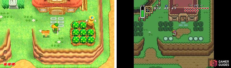 Link's house hasn't changed much since A Link to the Past, but the game has.