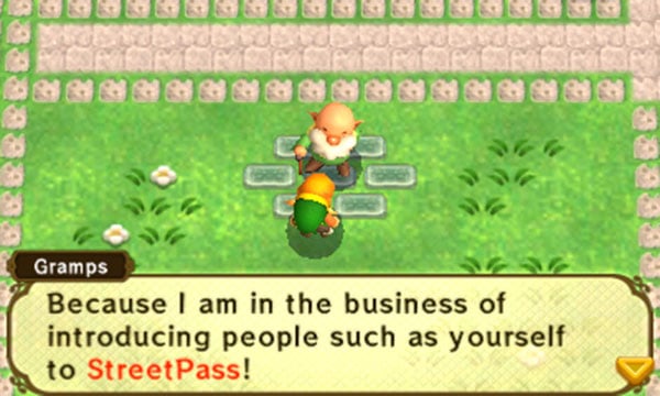 Thanks to the wonders of StreetPass, you can swap data with other players who've played A Link Between Worlds and setup StreetPass for it. StreetPass communication constantly occurs in the background while your Nintendo 3DS or 2DS is powered on or in sleep mode (but not during local or online play).