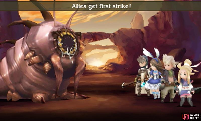 Battle Basics Battle System Gameplay Bravely Default Gamer