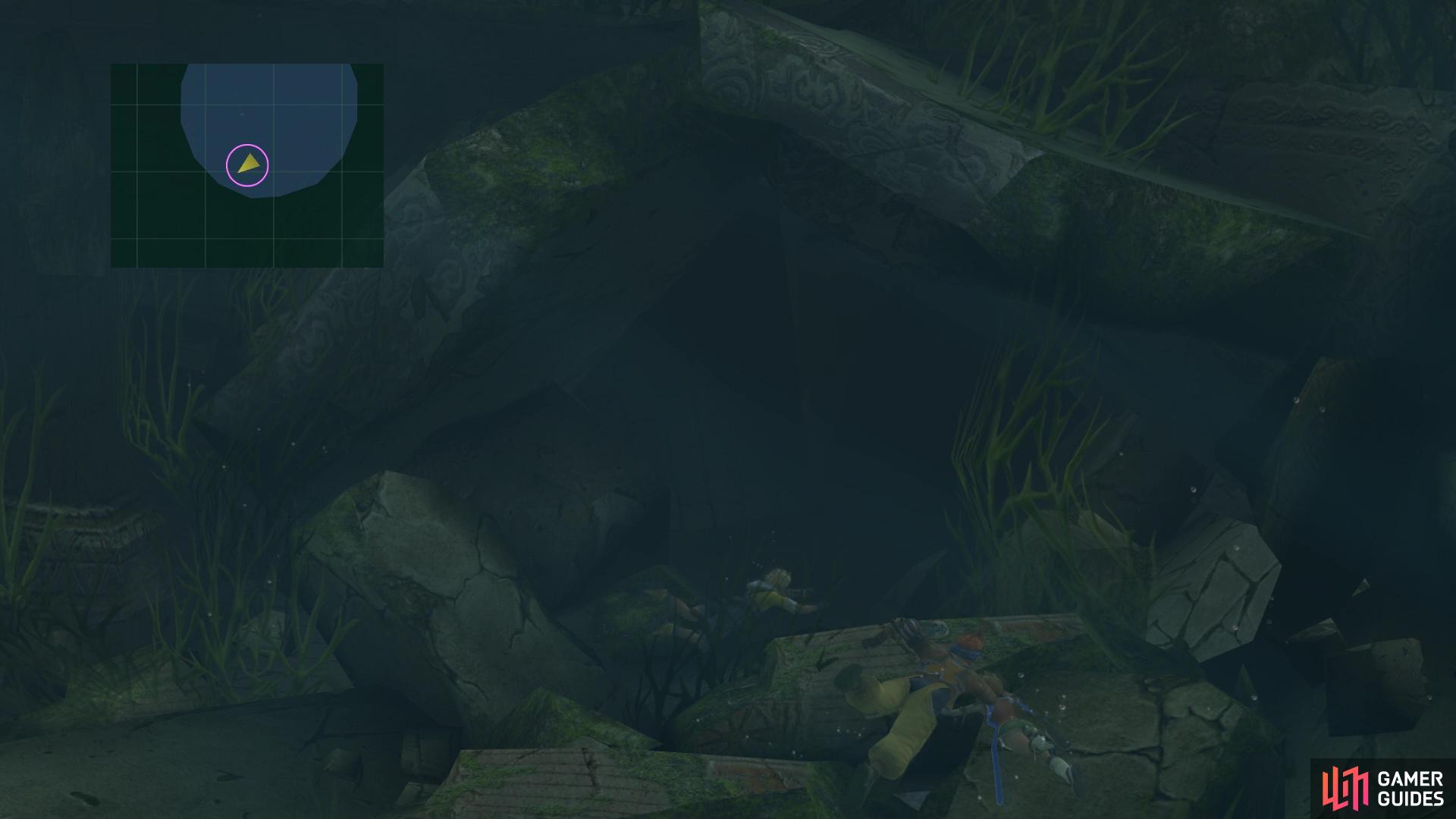 This is the area where you will need to search for the chest