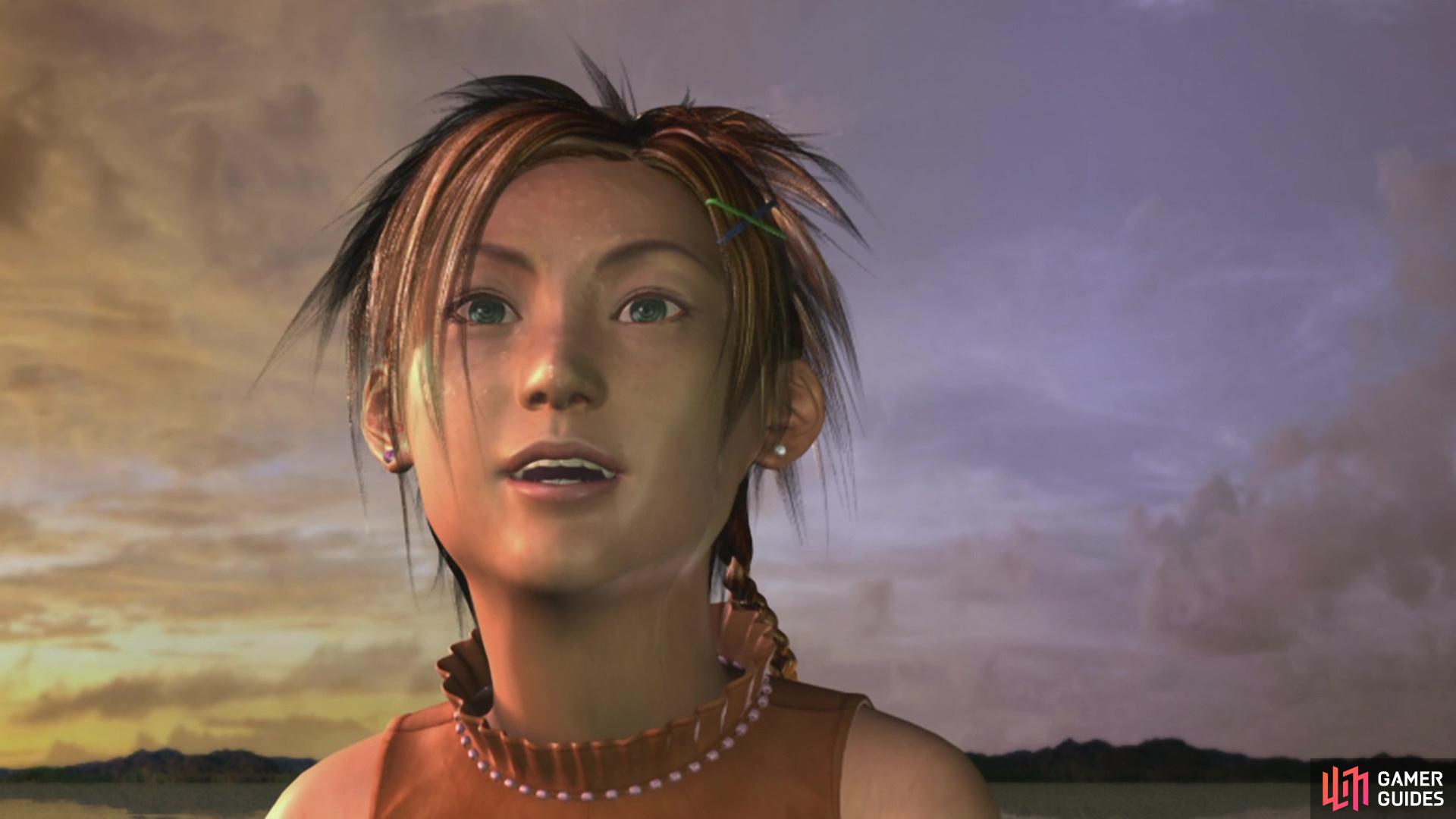 Rikku, a major character in Final Fantasy X