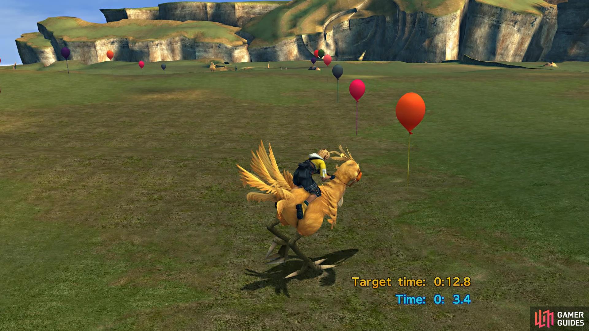 but the chocobo will steer itself whichever way it wants