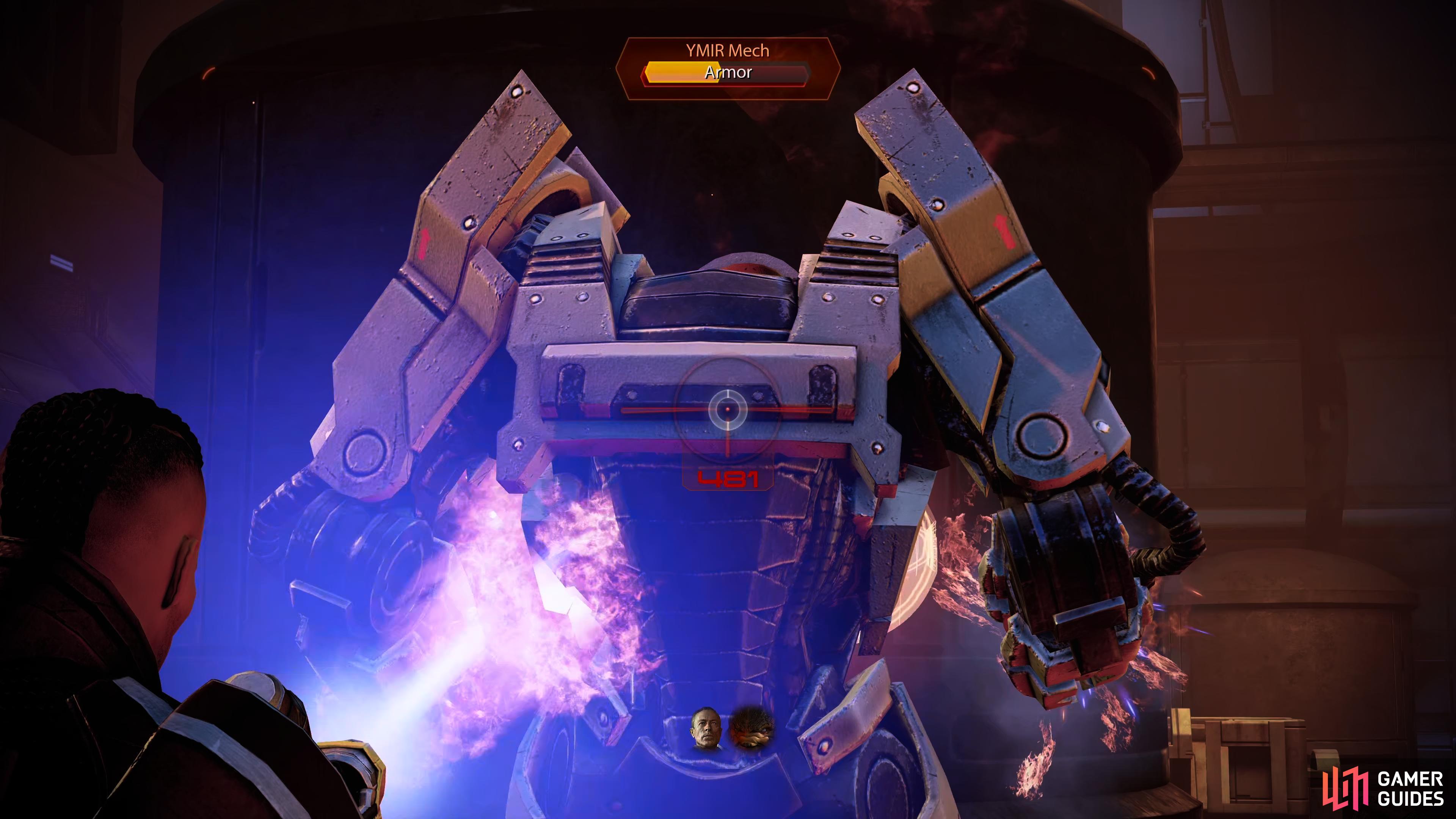 Stay behind cover until the Mech gets close, then peek up and burn down its armor with the M-451 Firestorm, Incinerate and Warp also work great here.