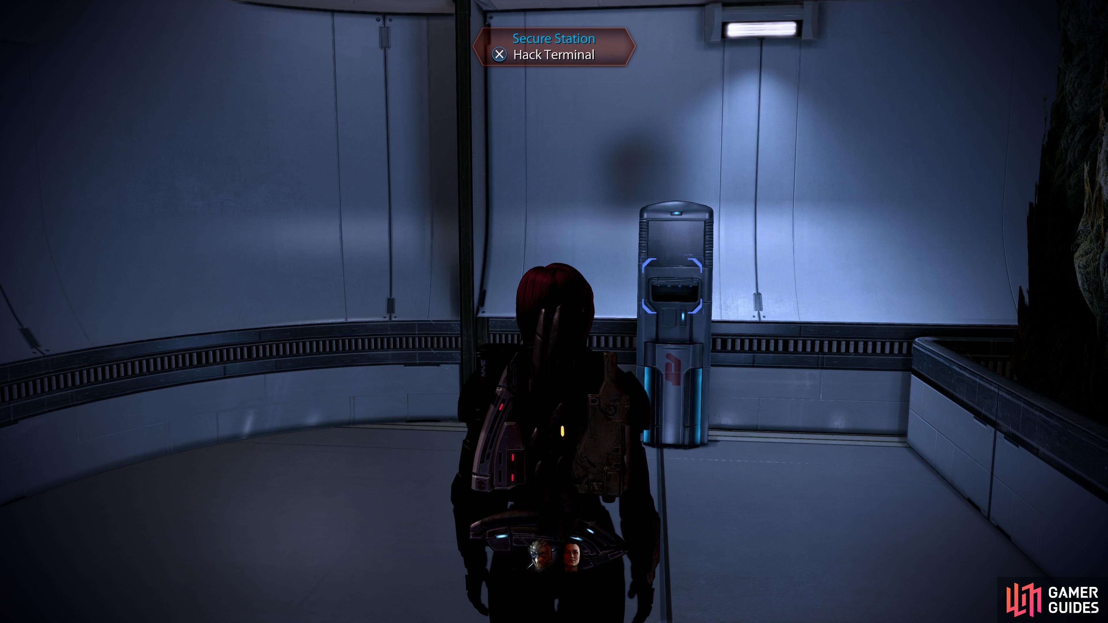 To appease Liara, you'll need to seek out several Secure Terminals,
