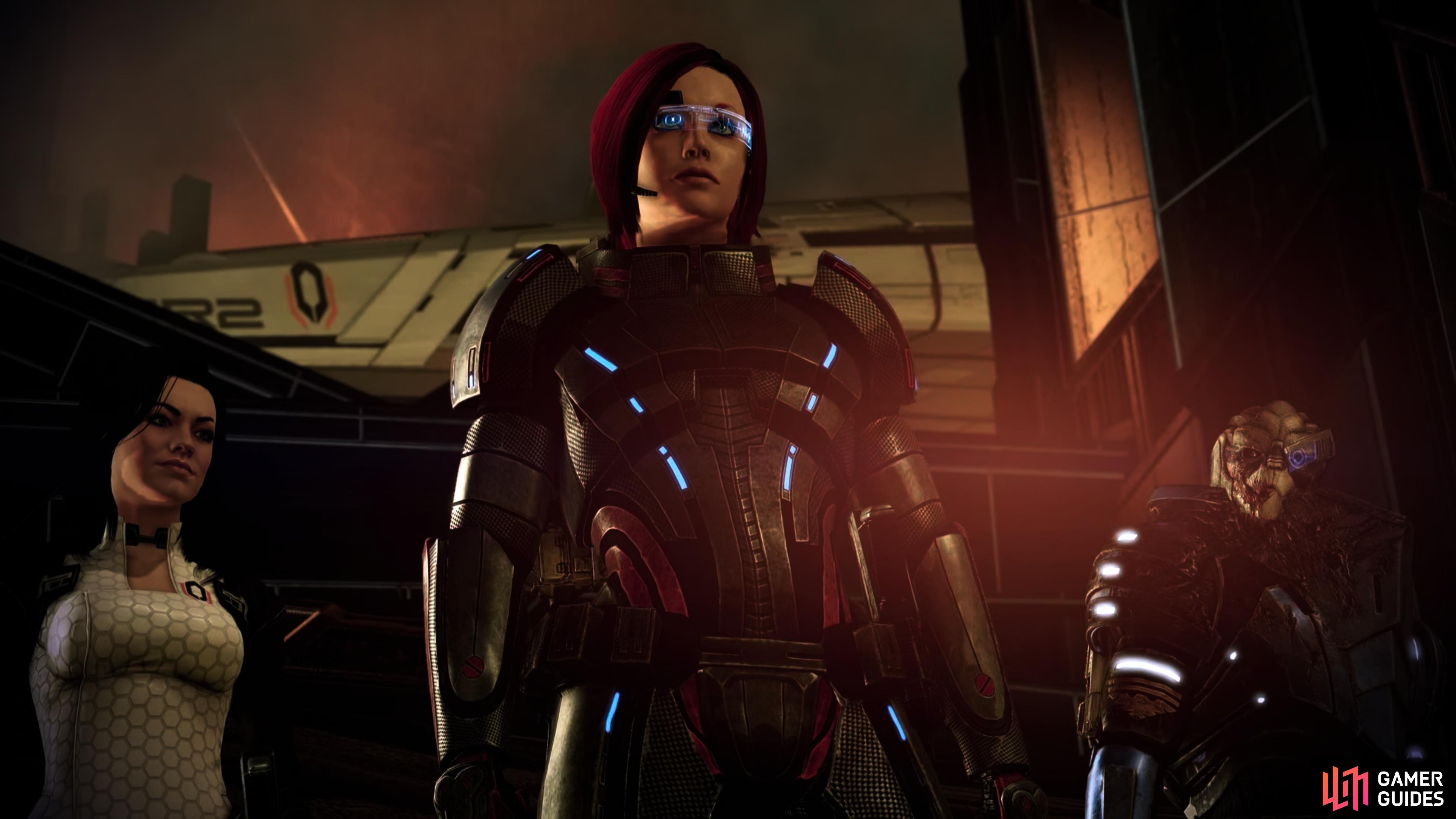 Shepard arrives at the Collector Base.
