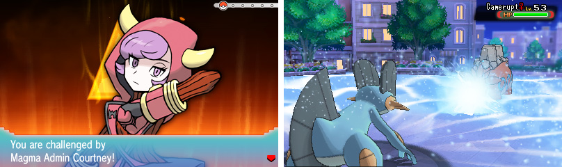 Team Aqua/Magma are pretty silly, trying to challenge the Champion with one Pokémon.