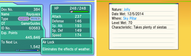 A Jolly Rayquaza is better than most Rayquazas because of the enhanced Speed.