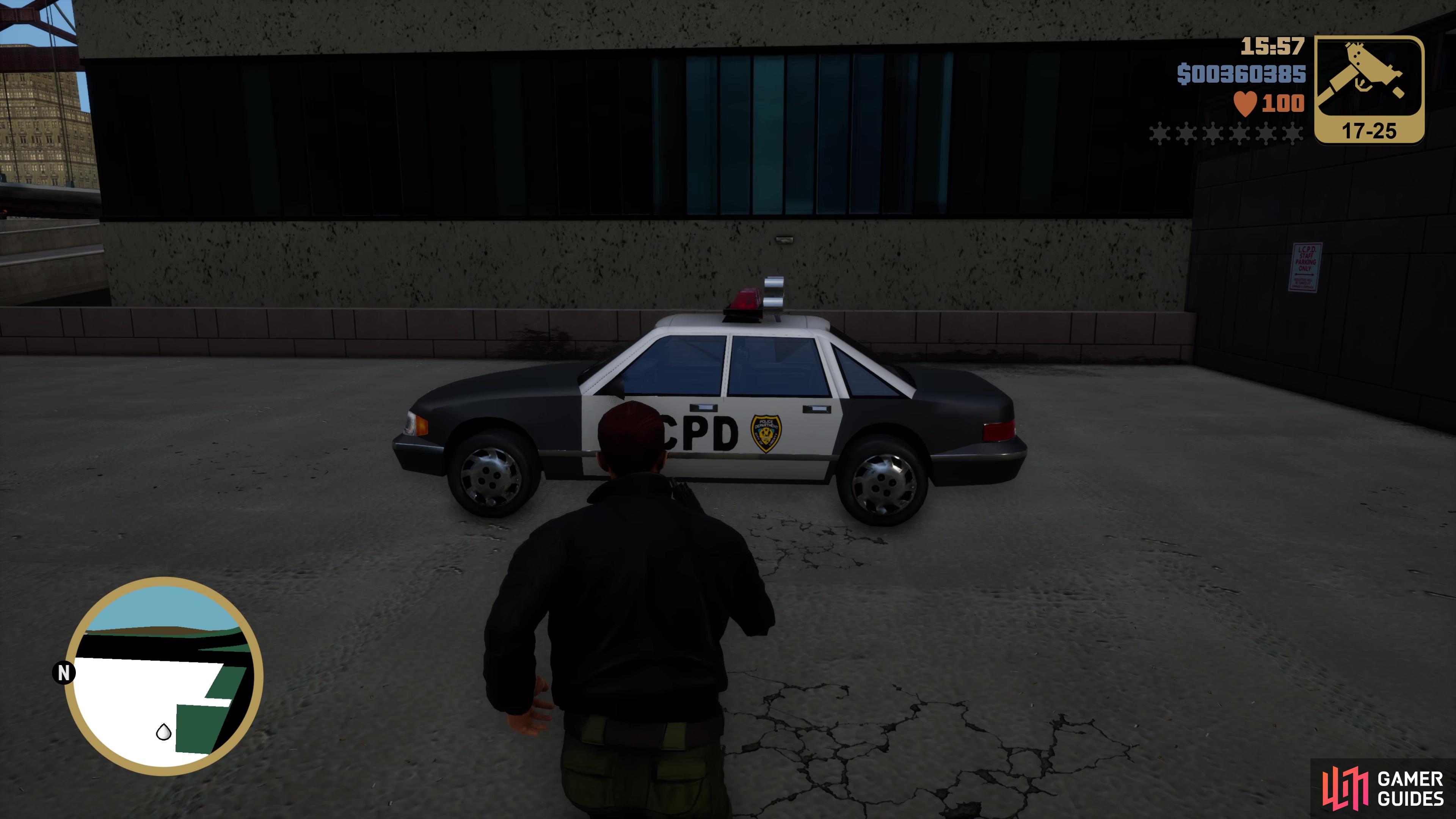 Take the Police Car from the Torrington Police Station