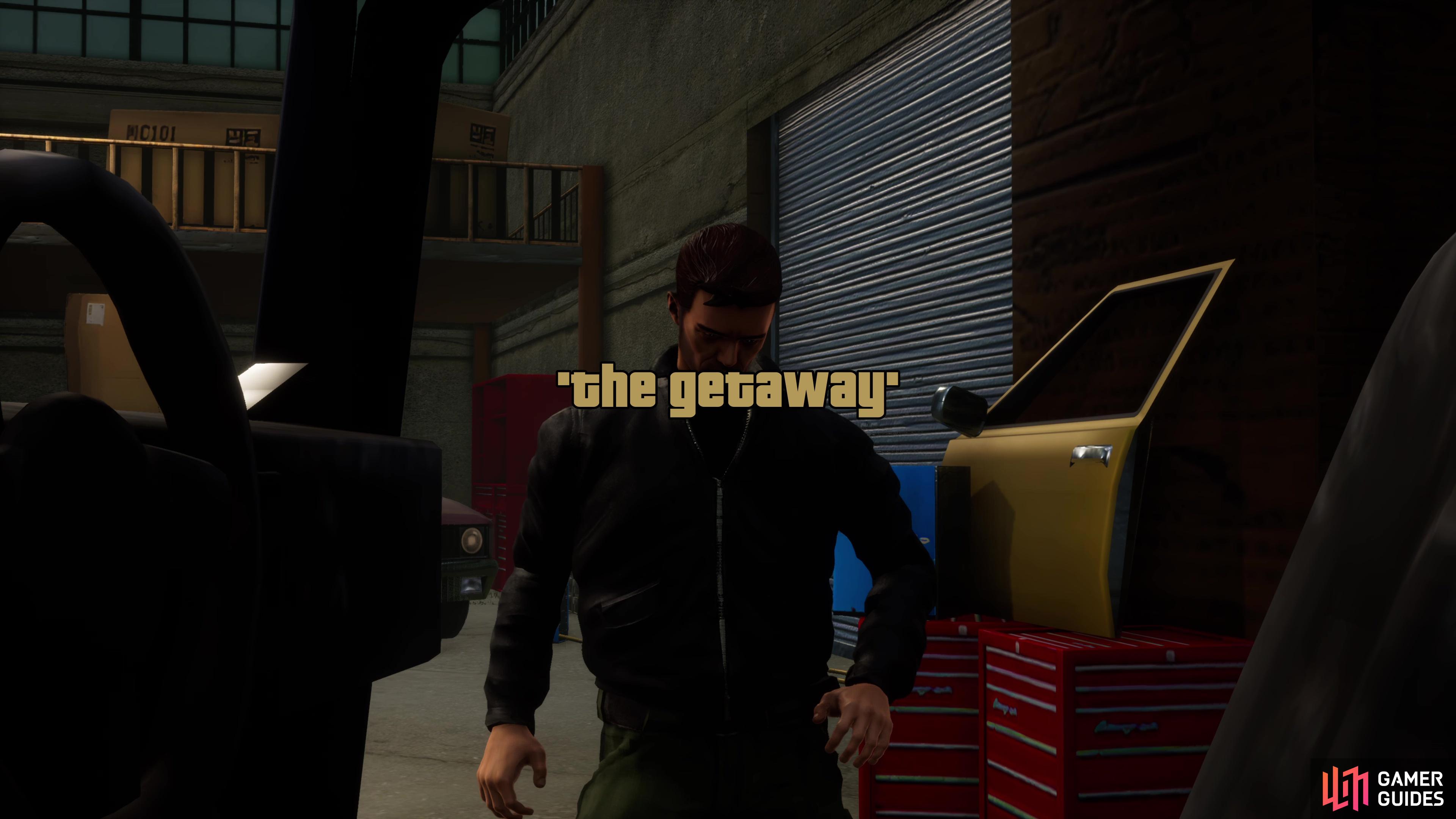 Speak with Joey at his garage to start this mission. 